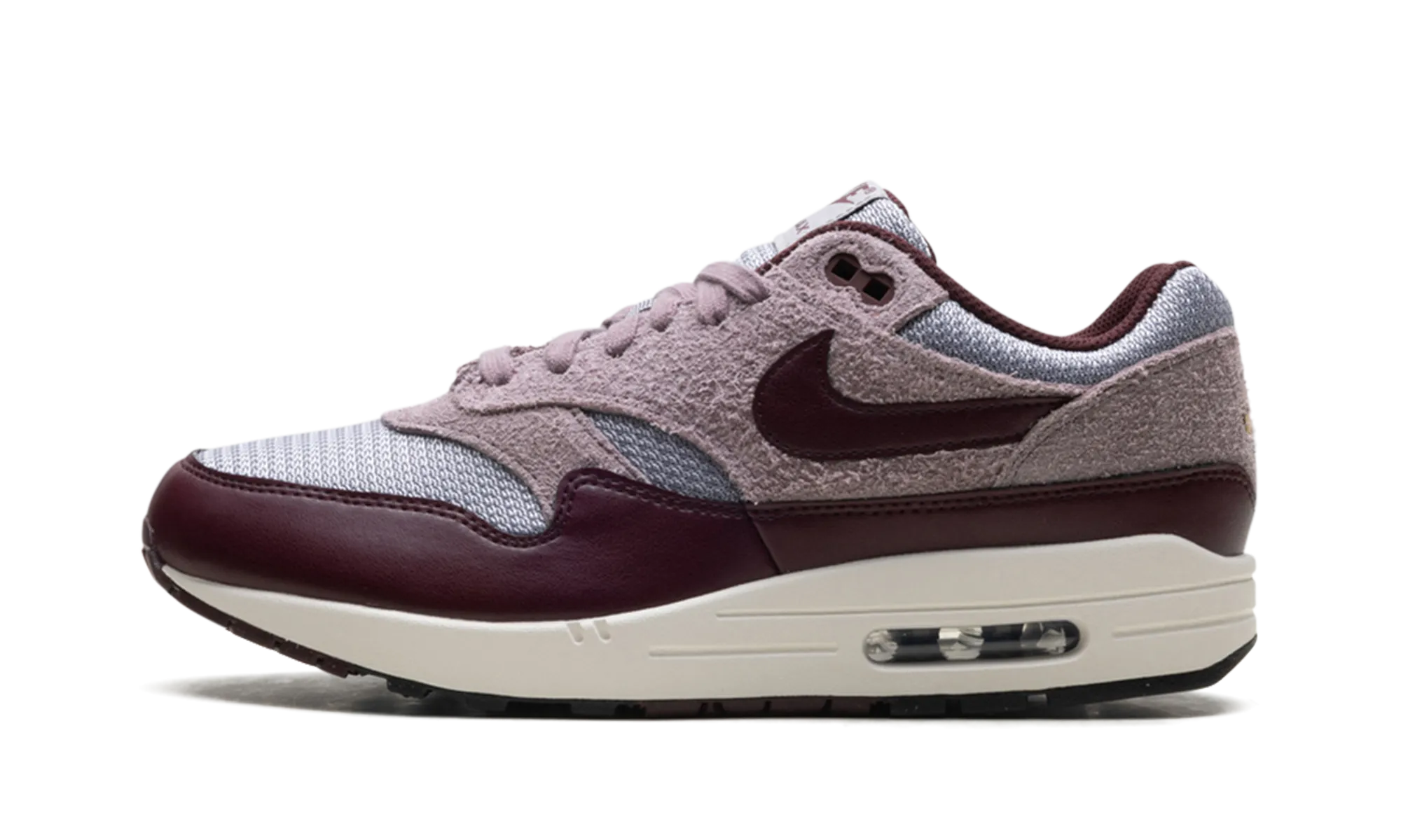 Thermal Insulation Energy Return Foam Air Max 1 ESS PRM "CEMENT GREY/BURGUNDY CRUSH"