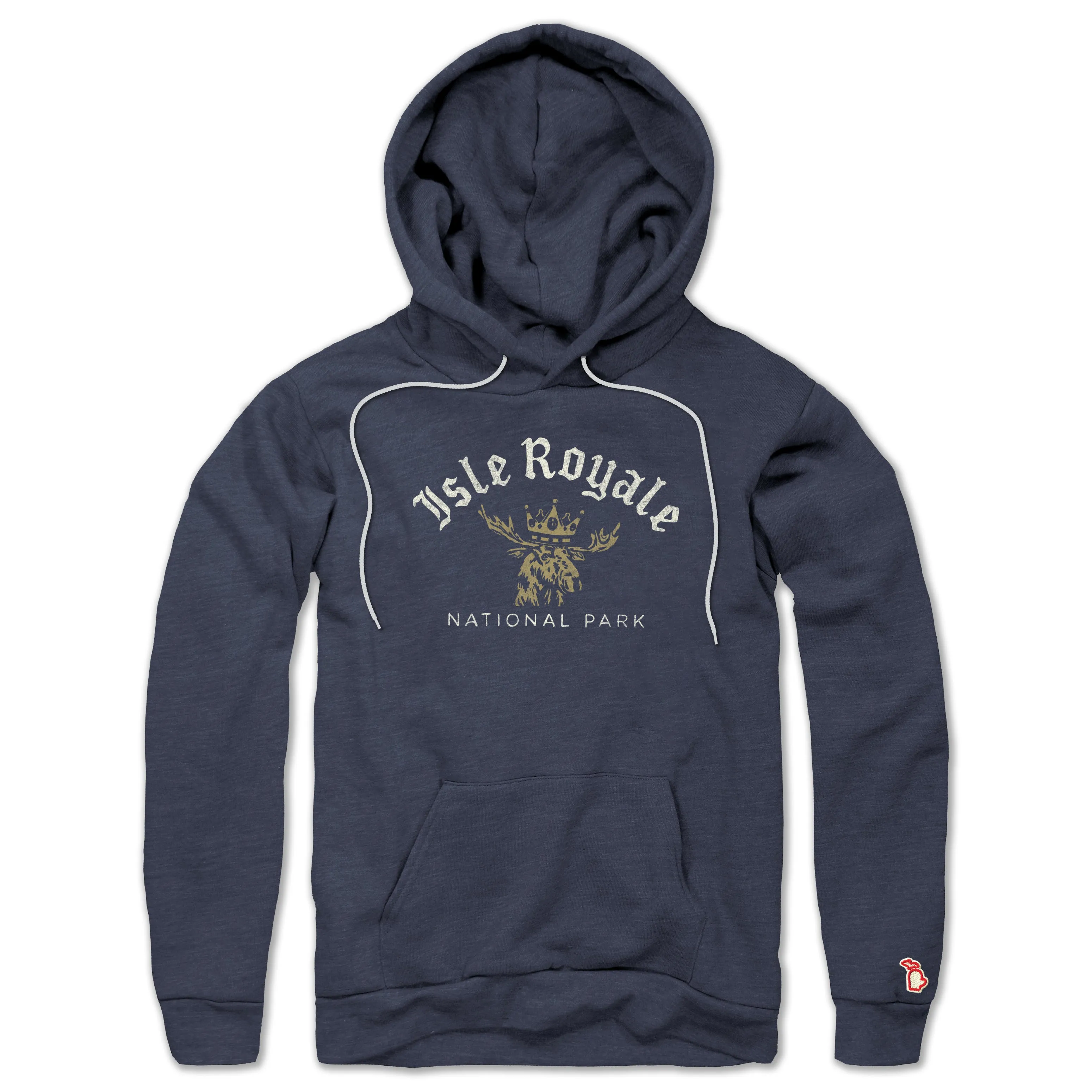 crew neck ISLE ROYALE NATIONAL PARK ALL SEASON HOODIE (UNISEX)