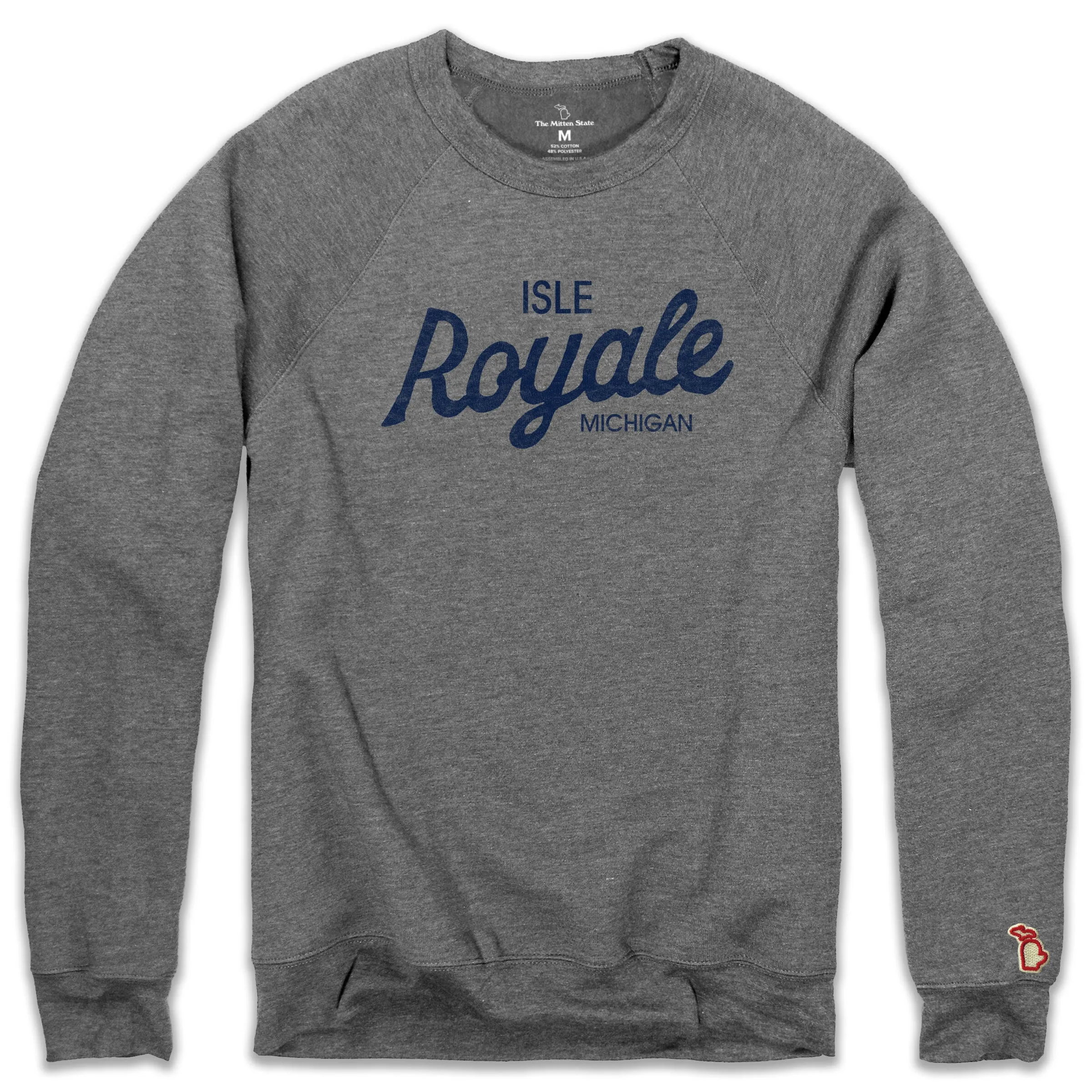 ISLE ROYALE SCRIPT FLEECE SWEATSHIRT (UNISEX) Fresh Bold