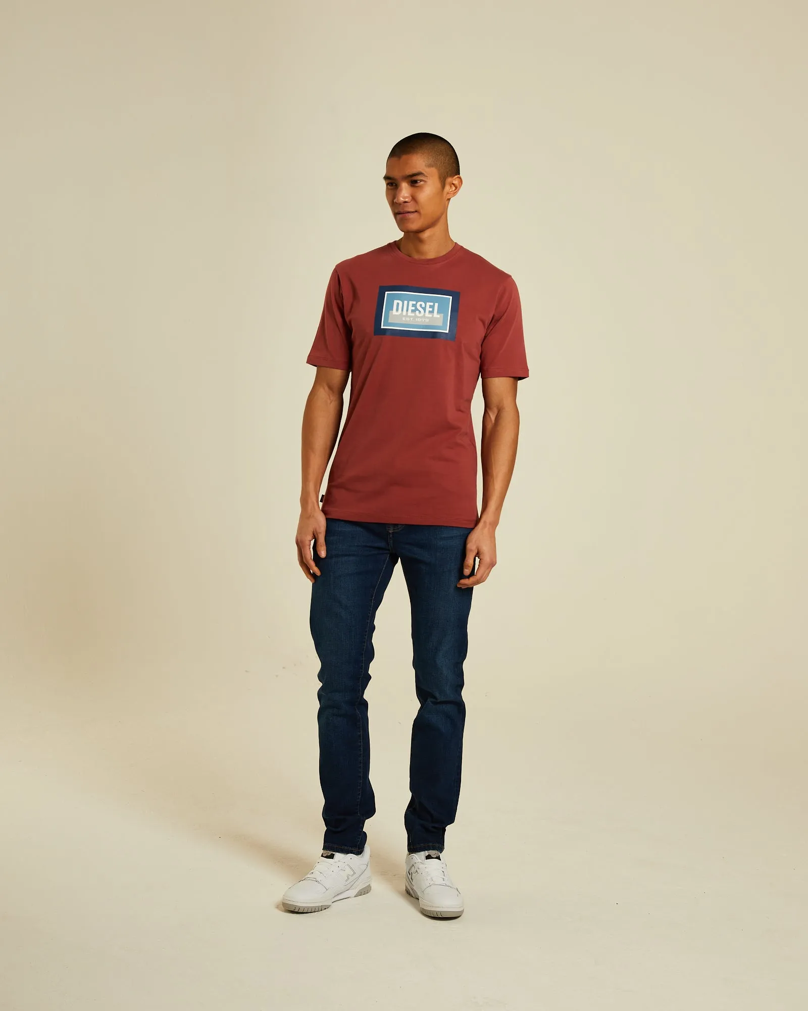 John Tee Fired Earth Comfortable Layering Ruffled edges