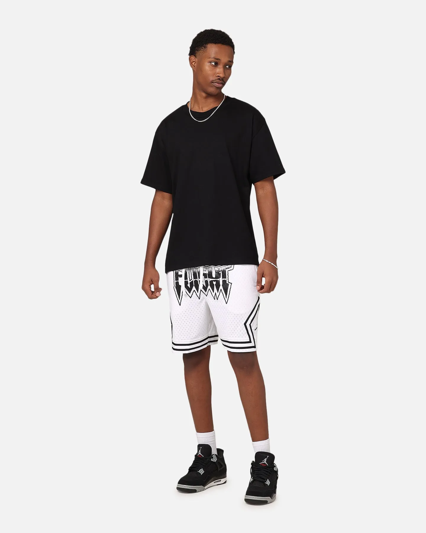 Airflow channels Chill Breeze Fit Jordan Dri-Fit Diamond Shorts White/Black