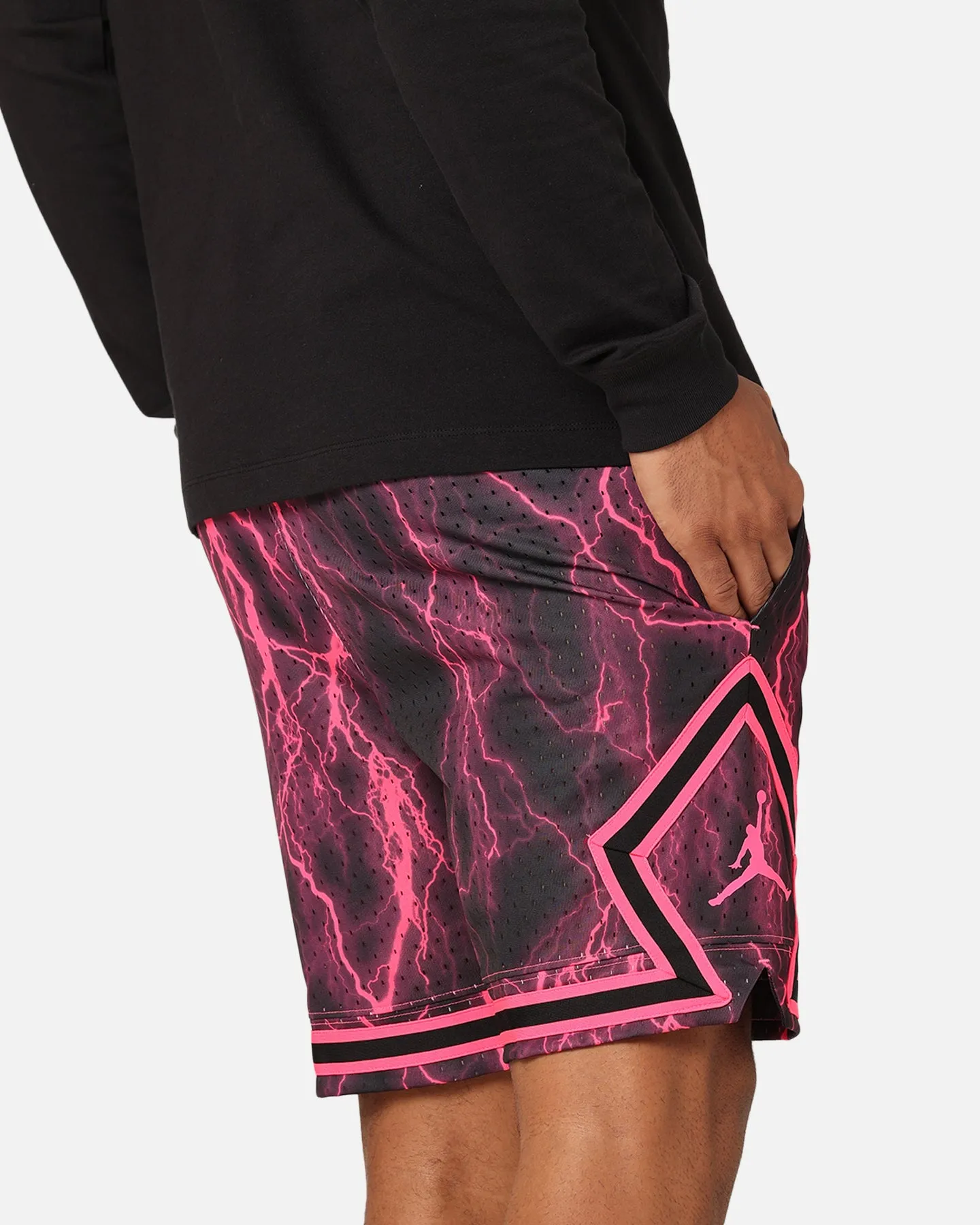 Fresh Day printed shorts Jordan Dri-FIT Sport Diamond Shorts Black/Hyper Pink