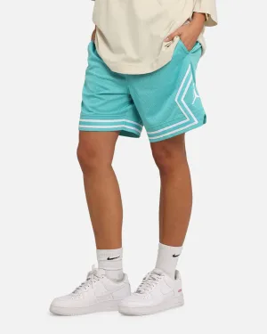 Jordan Dri-FIT Sport Diamond Shorts Teal/White Convertible Length Travel Light
