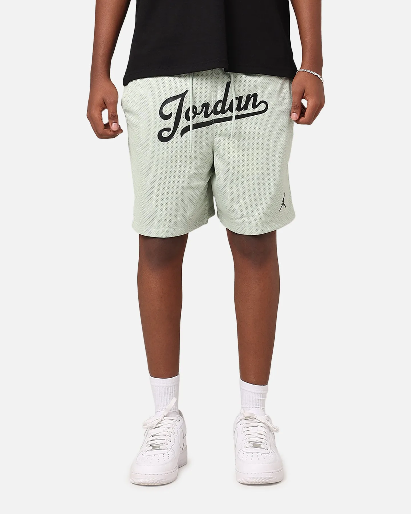 Nylon Material Jordan Flight MVP Statement Mesh Shorts Seafoam/Black