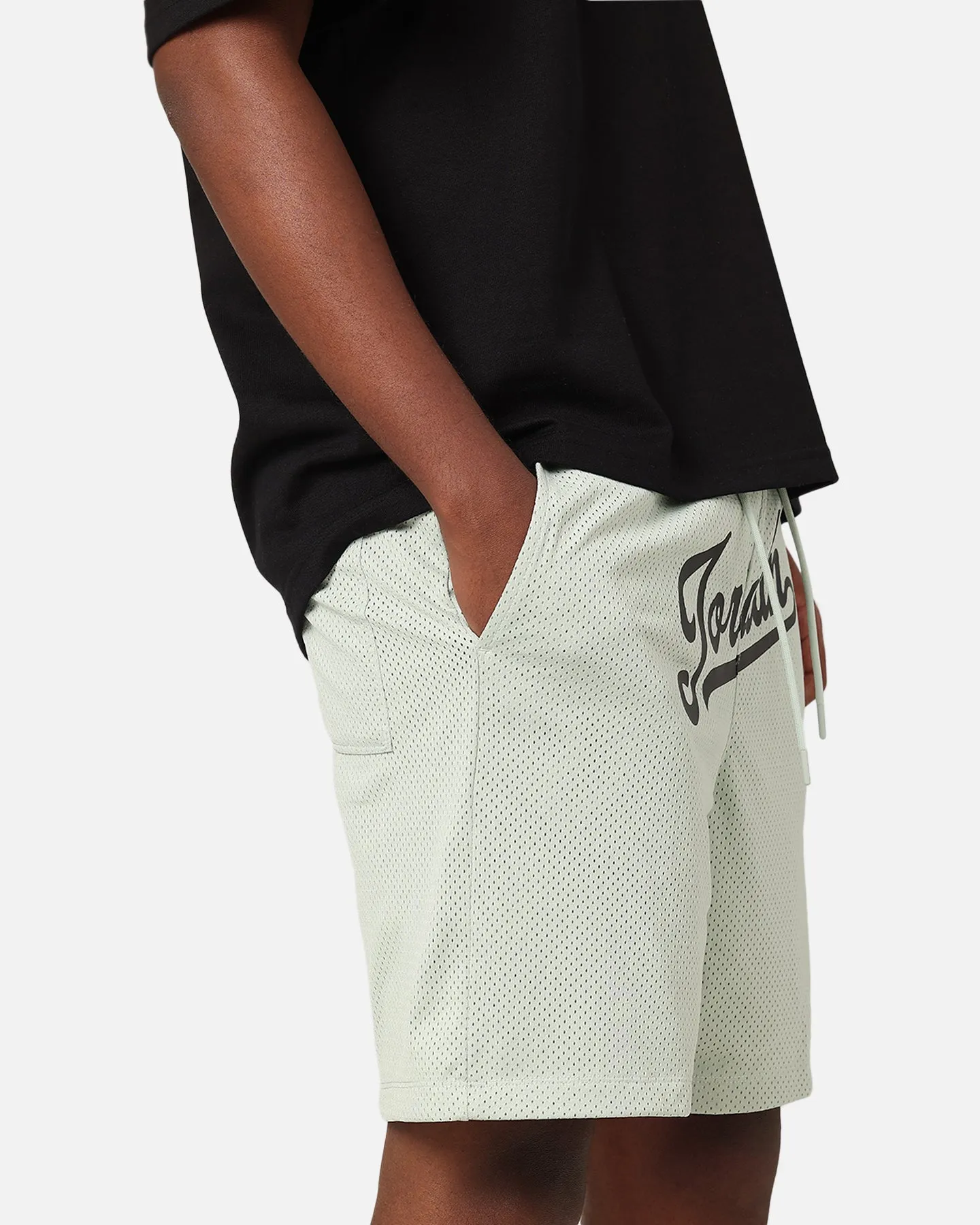 Daily Use Sleek Stretch Jordan Flight MVP Statement Mesh Shorts Seafoam/Black