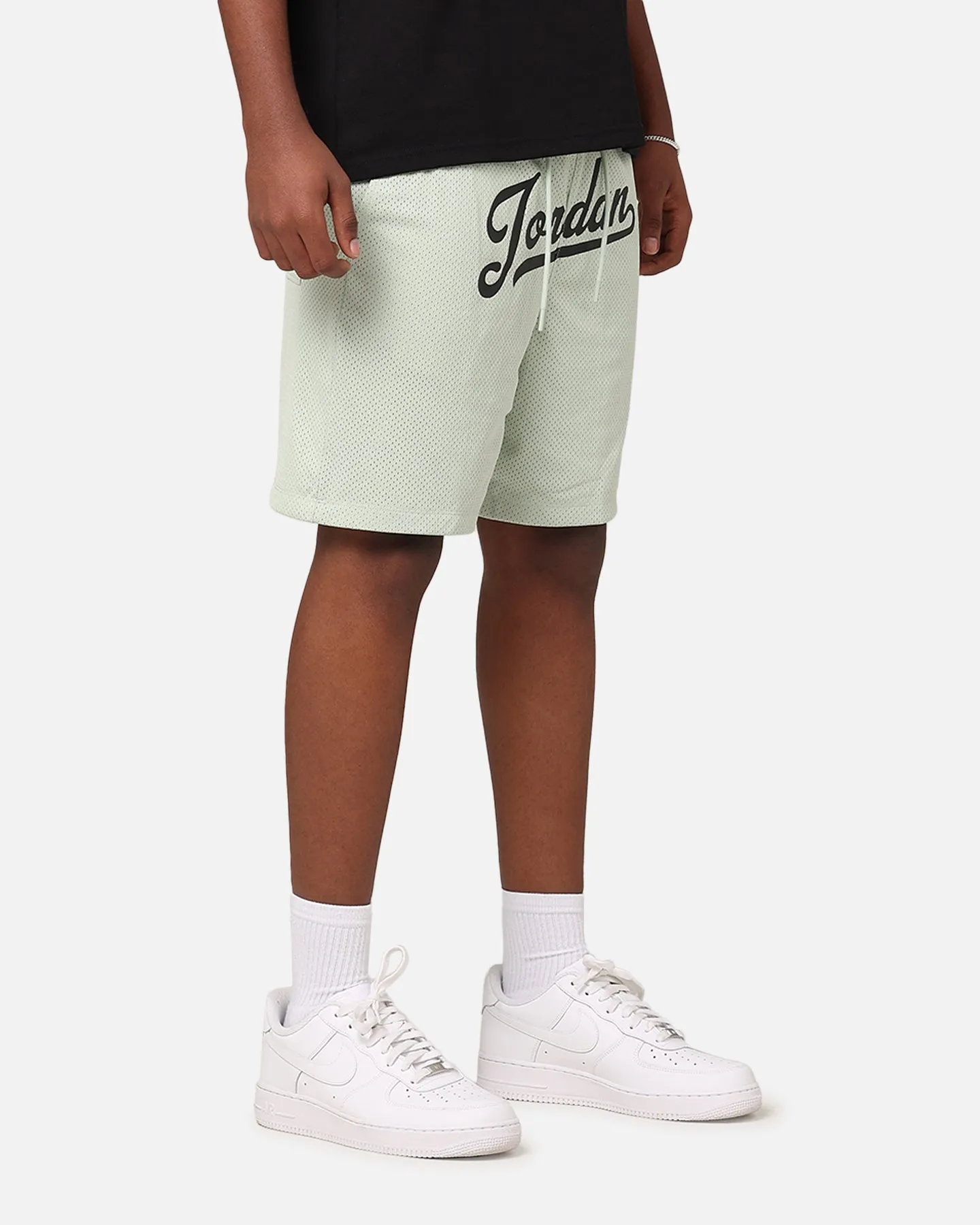 Jordan Flight MVP Statement Mesh Shorts Seafoam/Black campers All Comfort