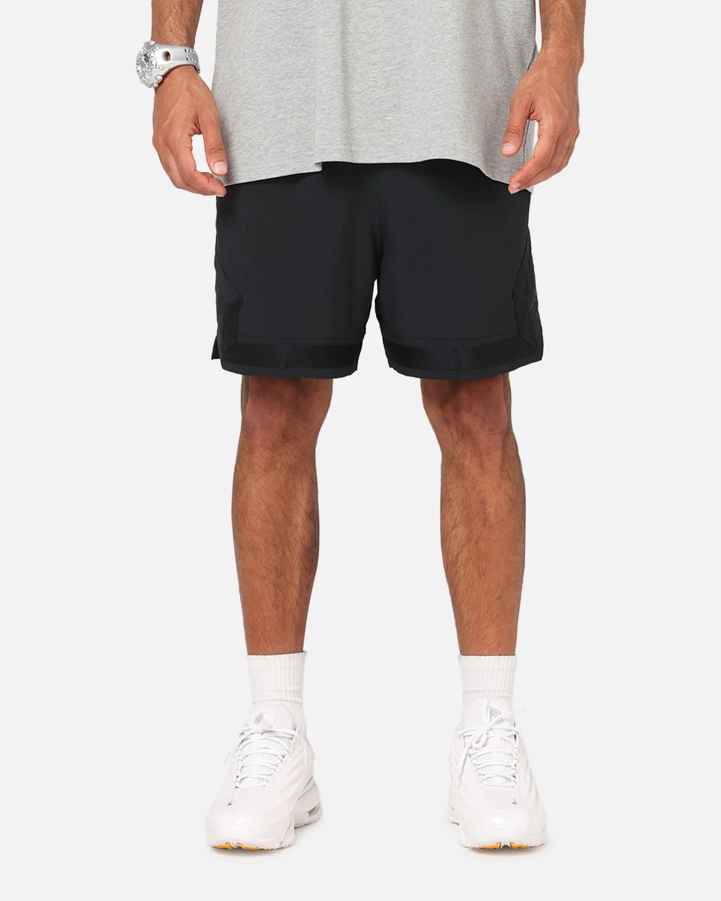 Jordan Jumpman Dri-Fit Woven Diamond Shorts Black/Black/Black Chafe Resistant Lining