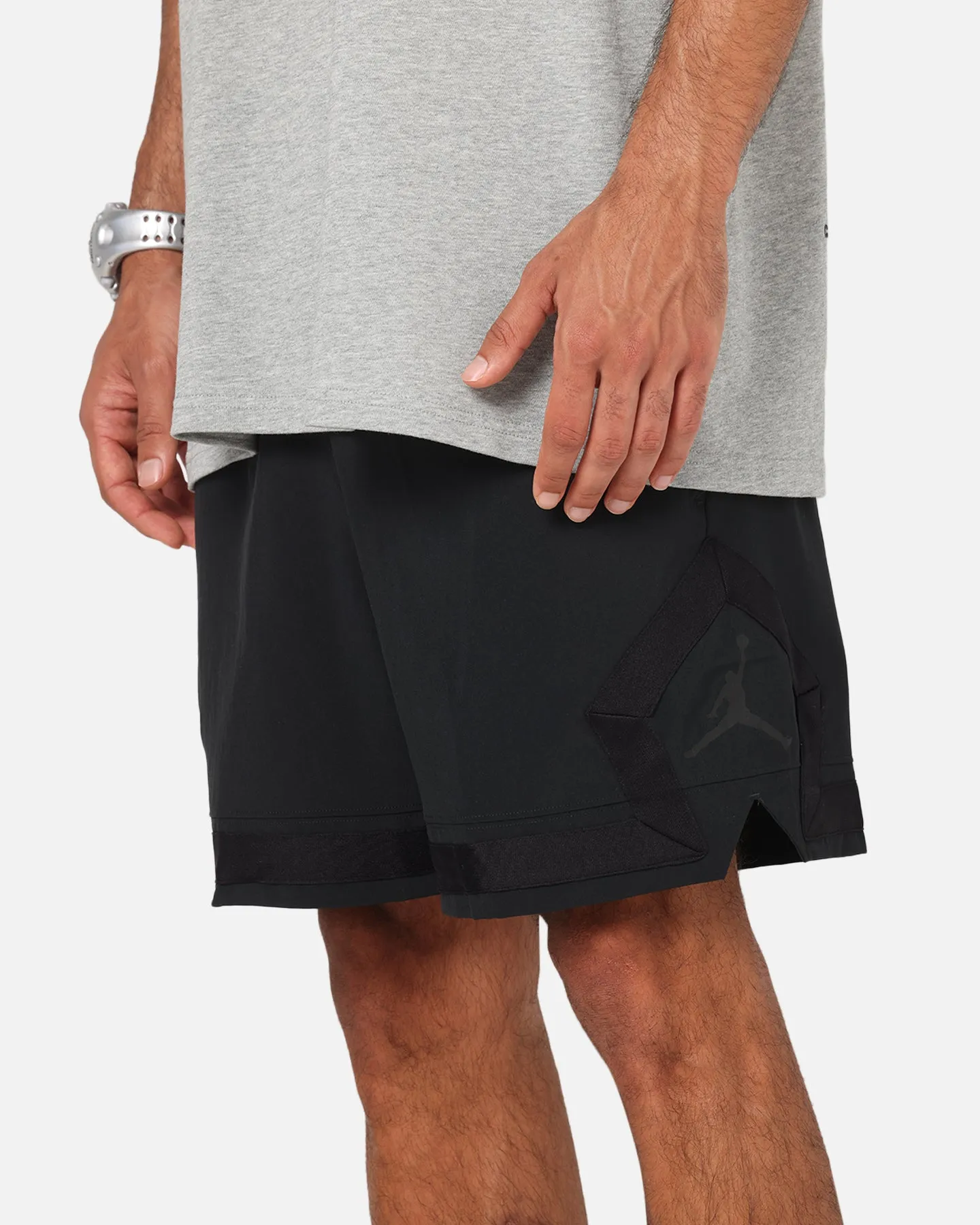 Jordan Jumpman Dri-Fit Woven Diamond Shorts Black/Black/Black Trend Essential