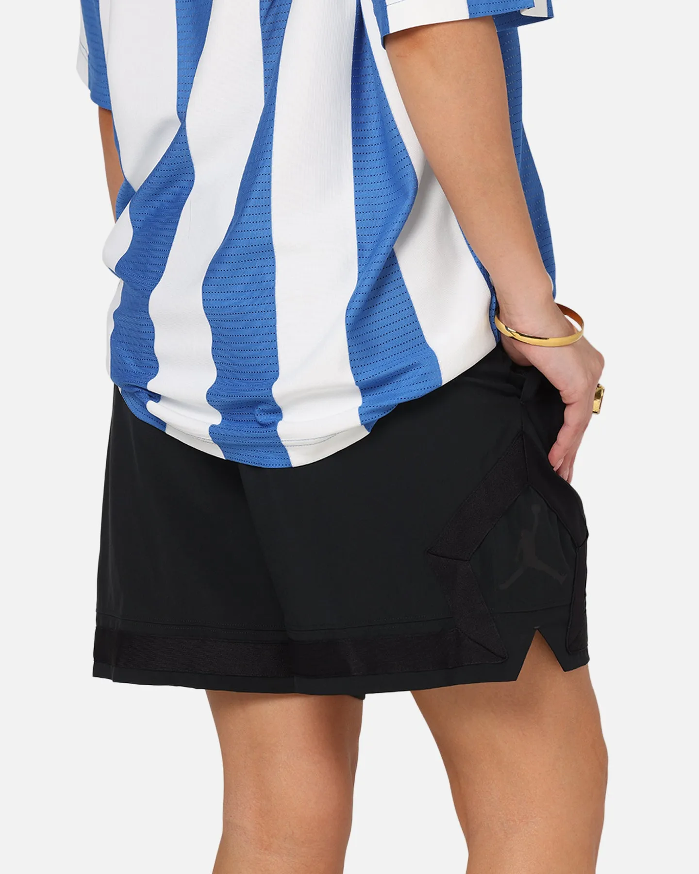 Jordan Jumpman Dri-Fit Woven Diamond Shorts Black/Black/Black Pilates wear Stretch Layers