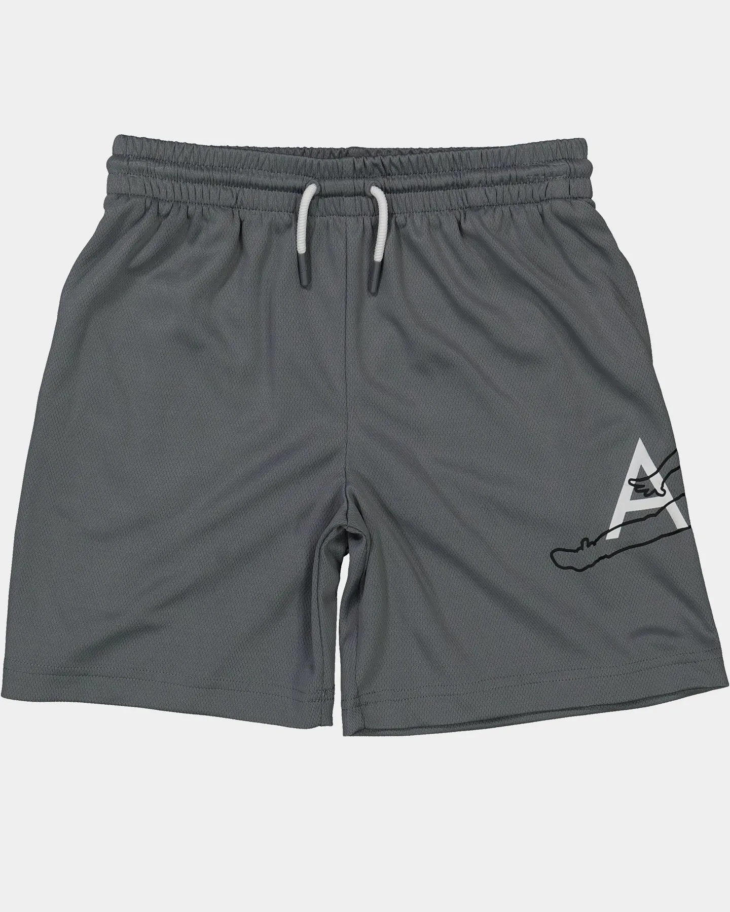 Jordan Kids' Jumpman Big Sport Mesh Shorts Smoke Grey Warm Weather Style Stretch Wear