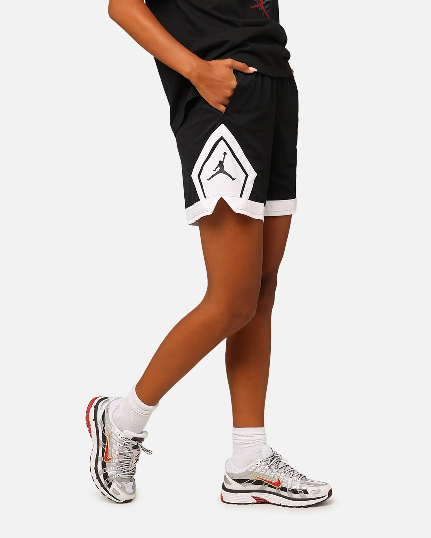 All Weather Fit Jordan Women's Sport Diamond Shorts Black/White