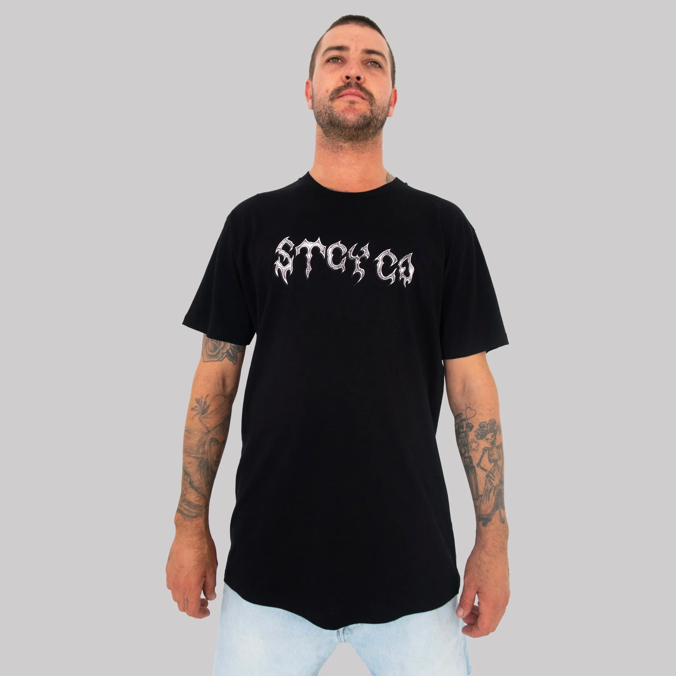 FadeResistant Coating Casual Essentials KRYPTIC TEE / BLACK