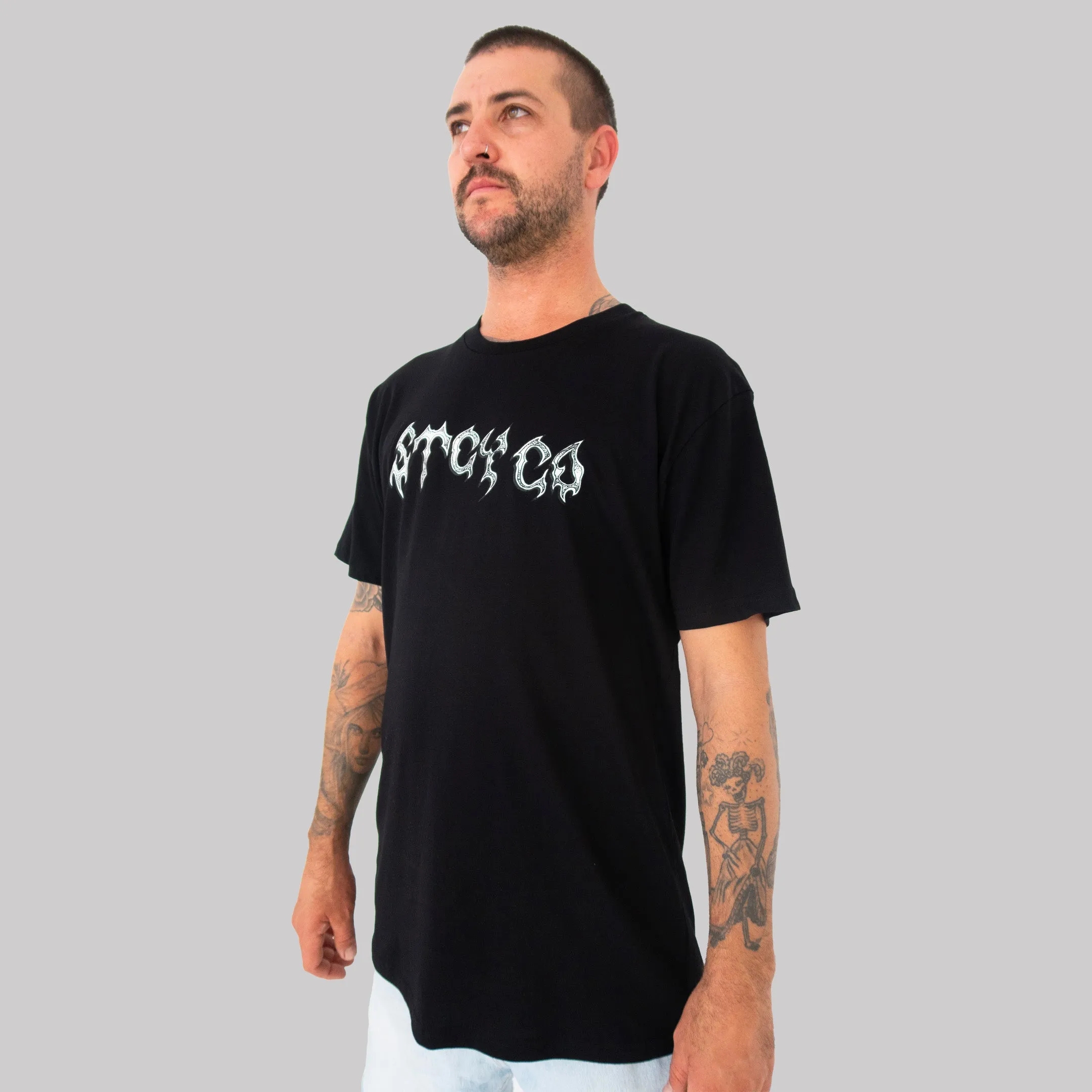 Anti Static Finish KRYPTIC TEE / BLACK