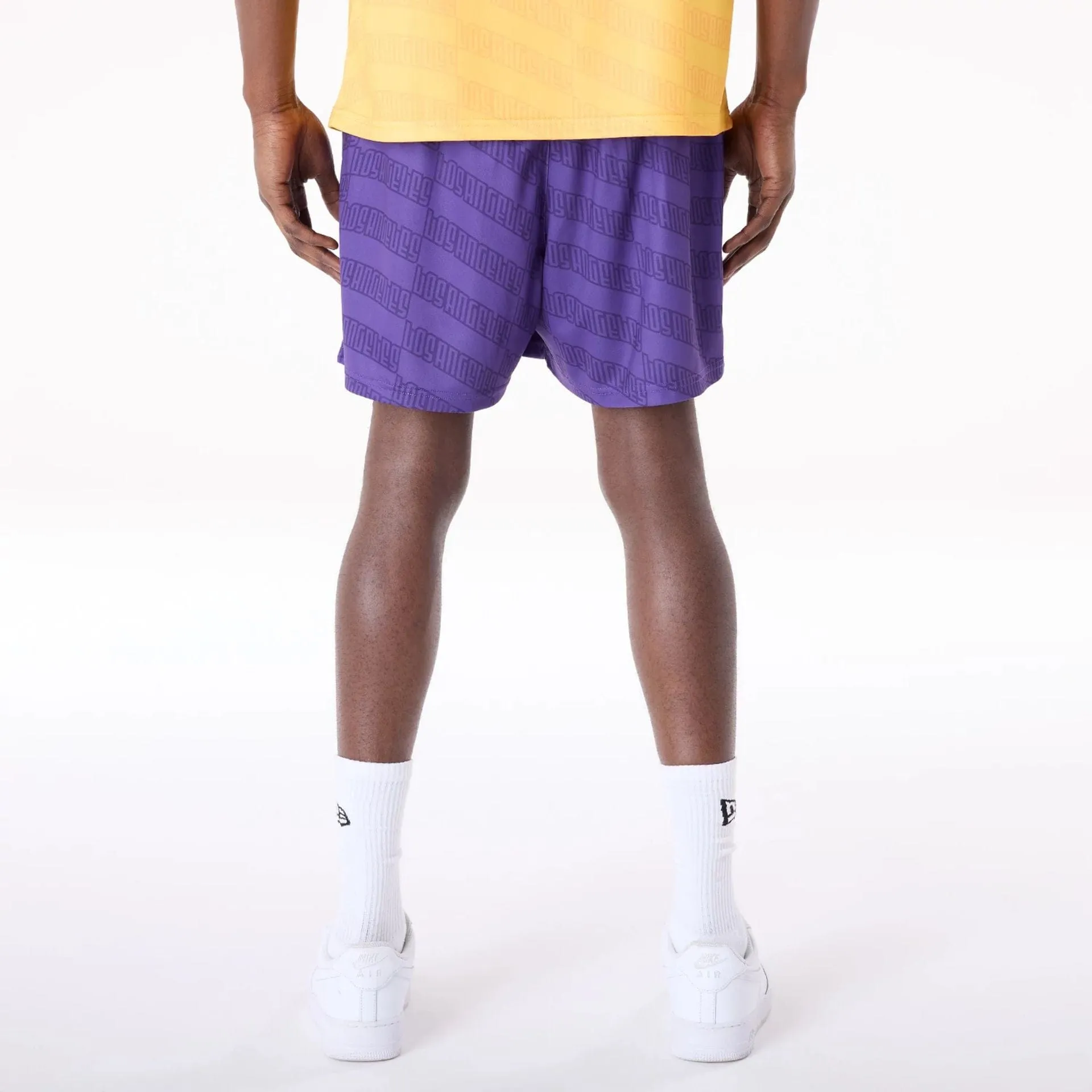 formal alternative LA Lakers NBA All Over Print Graphic Purple Shorts
