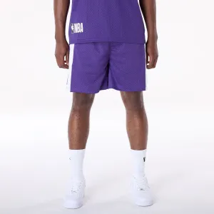 Quick Fit Style LA Lakers NBA Graphic Purple Mesh Shorts