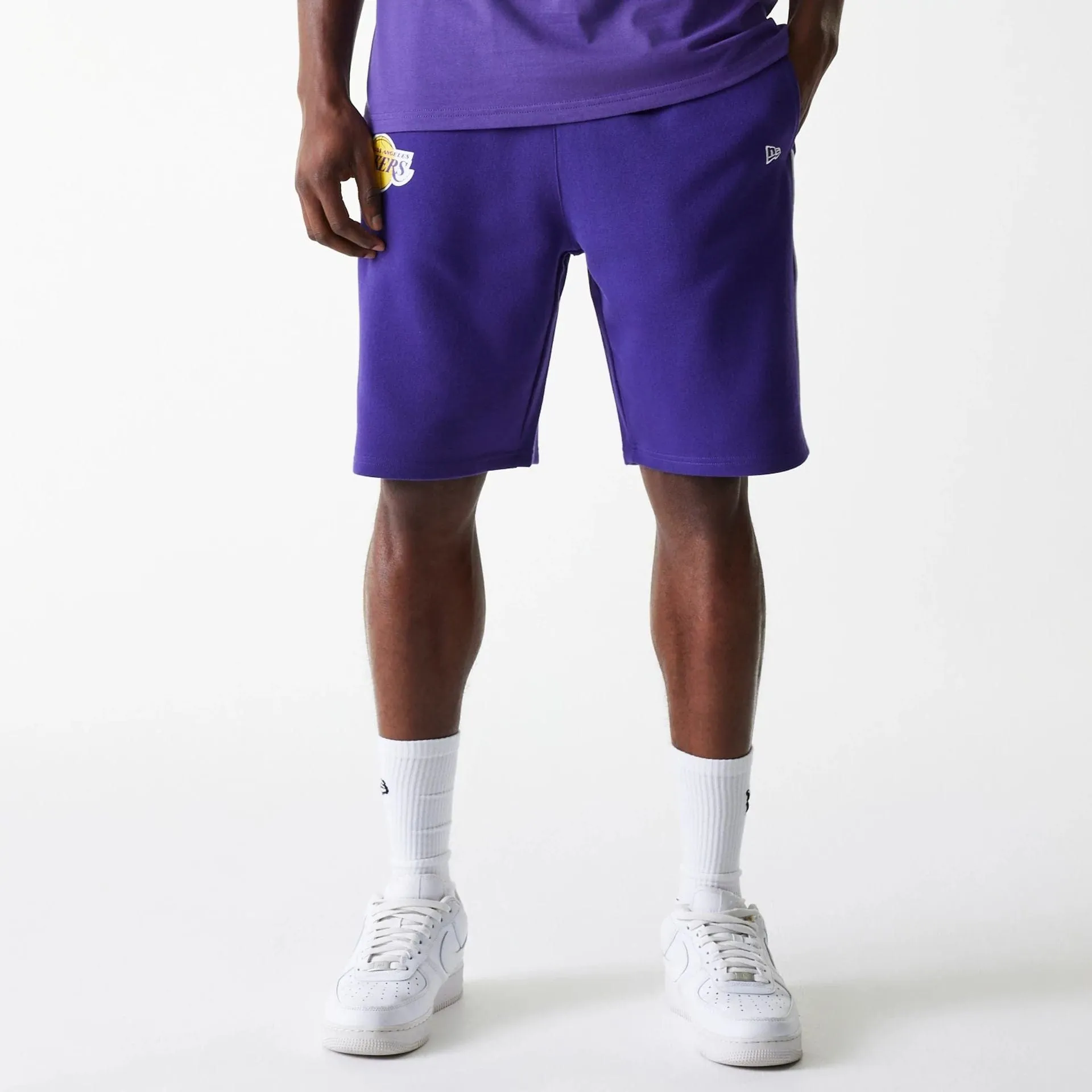 Quick Comfort LA Lakers NBA Piping Purple Shorts
