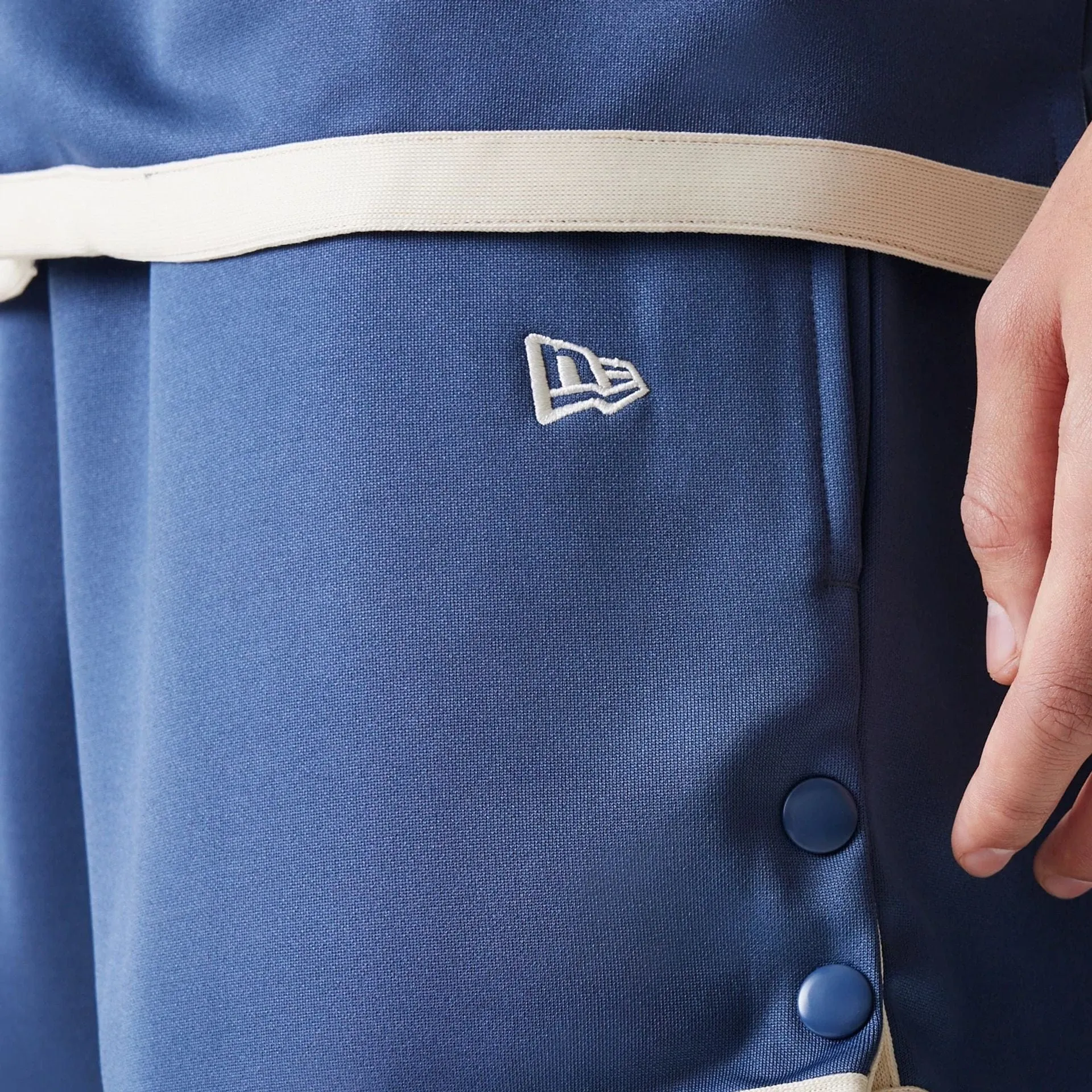 LA Lakers NBA Snap Button Dark Blue Shorts ReinforcedPockets WideLegOpening