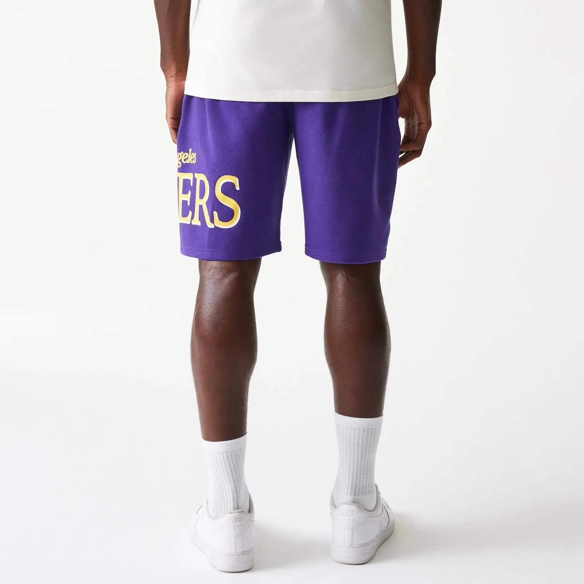Quick Adjust Toggles LA Lakers NBA Team Graphic Purple Shorts