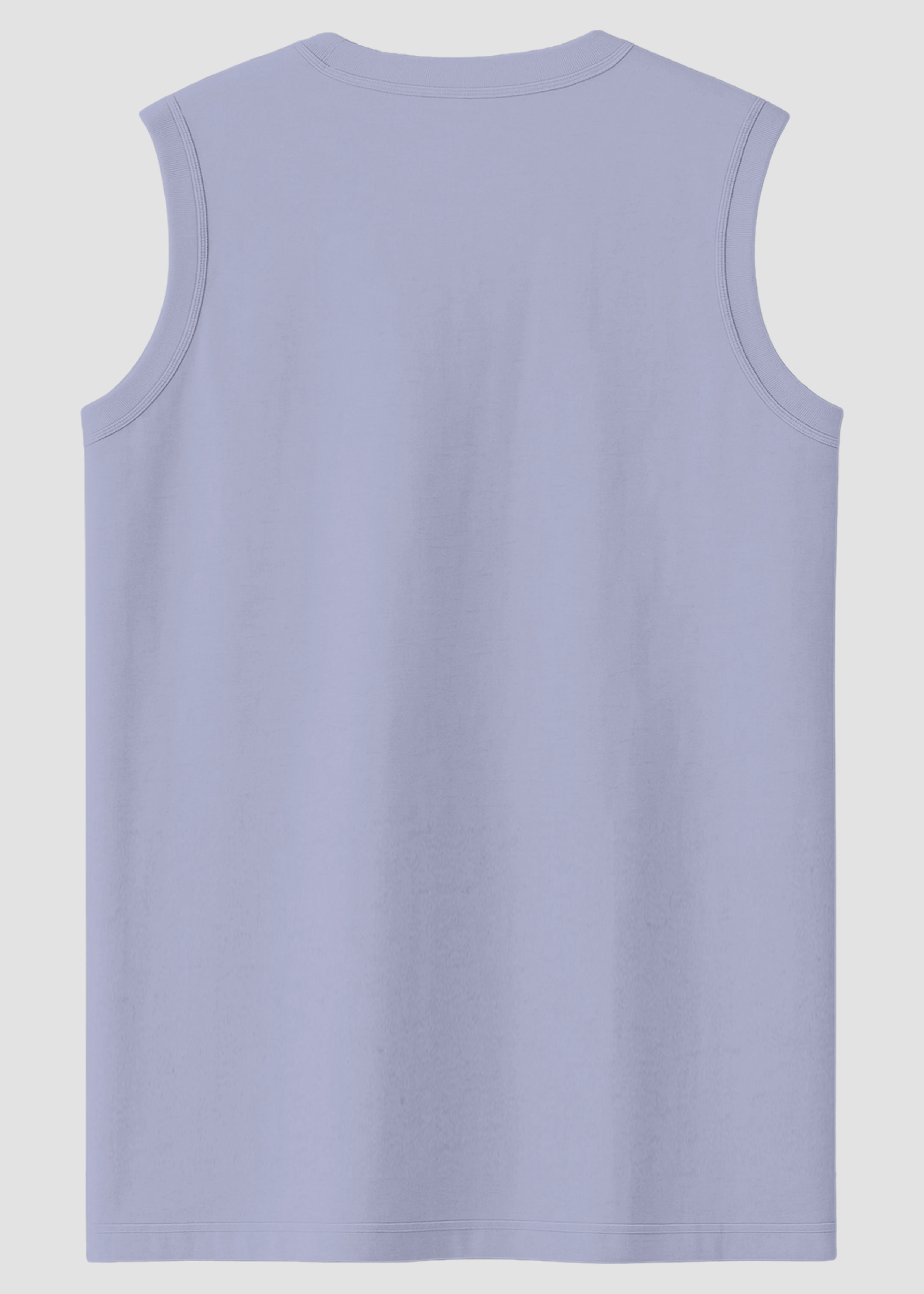Tagless Comfort Lavender Men's Sleeveless T-Shirt | MS36