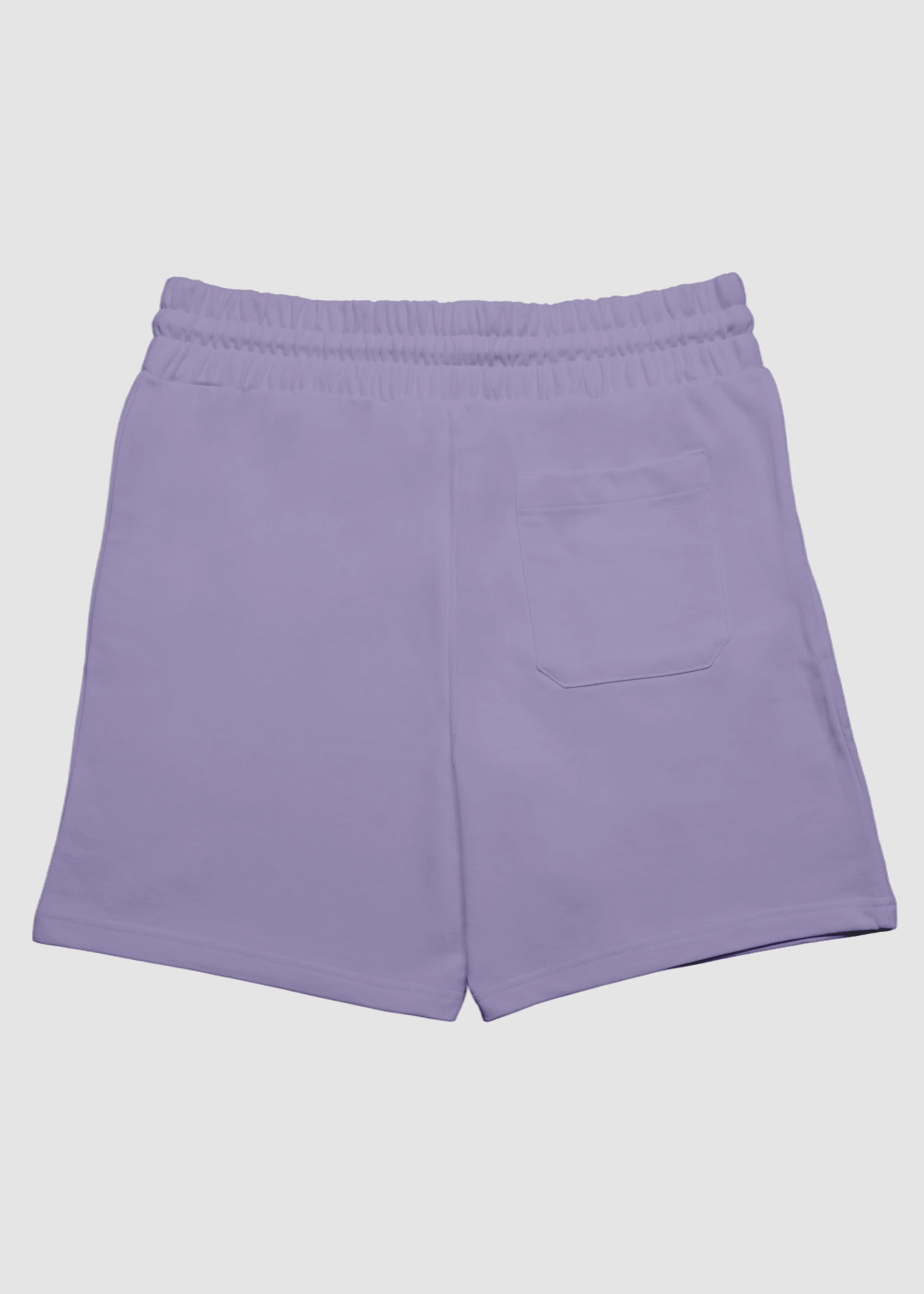 Easy Layer Fit Athletic Shorts Lavender Terry Shorts | MT45