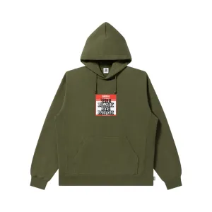 DO NOT REMOVE LABEL HOODIE OLIVE Seasonal Collection Minimal Fashion