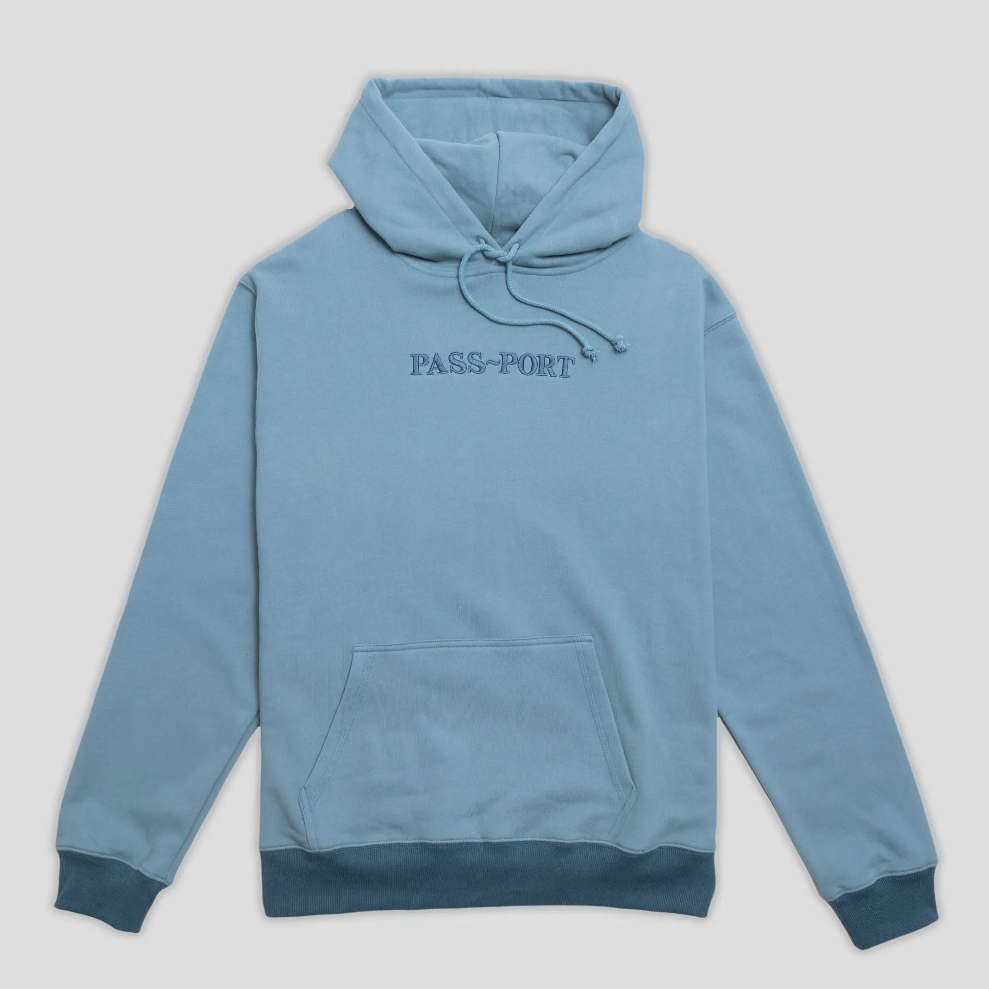 product concert wear energy Bright Hue Pass~Port Official Contrast Organic Hoodie - Baltic Blue