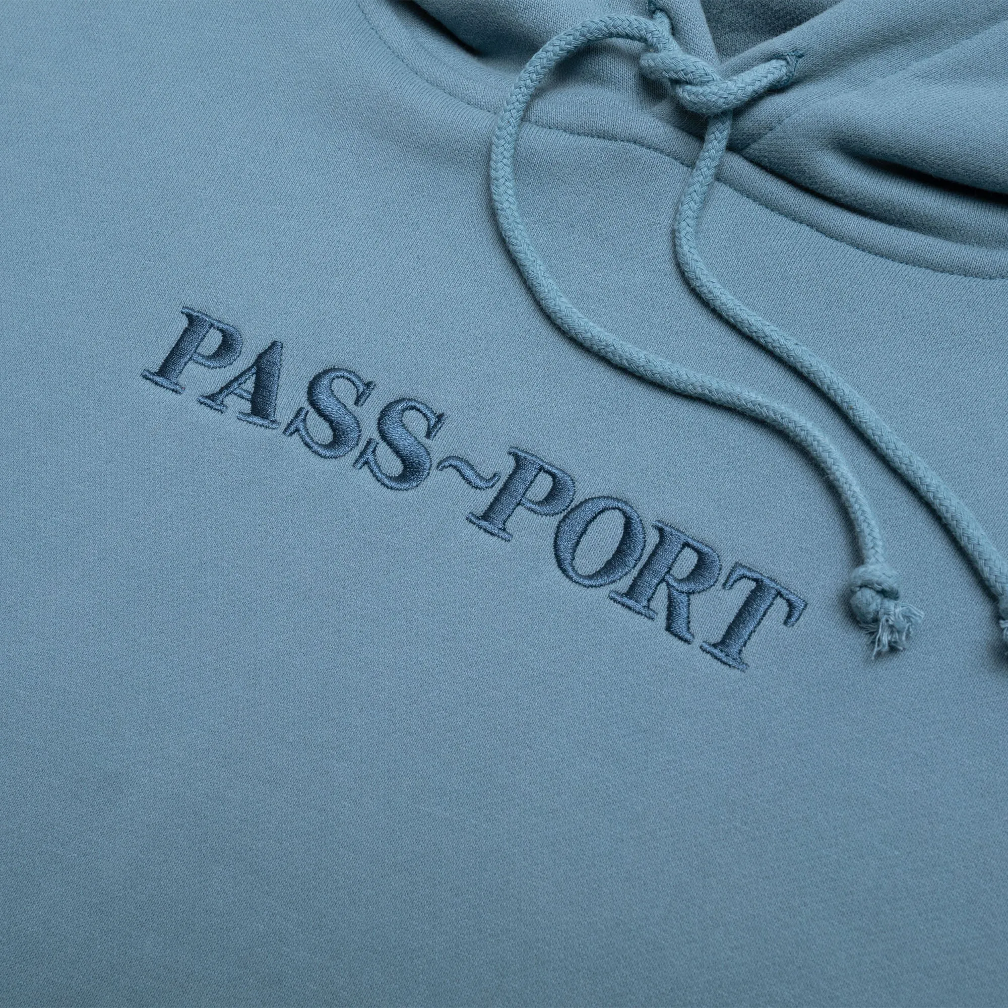 Lounge Wear Seasonal Fashion Pass~Port Official Contrast Organic Hoodie - Baltic Blue