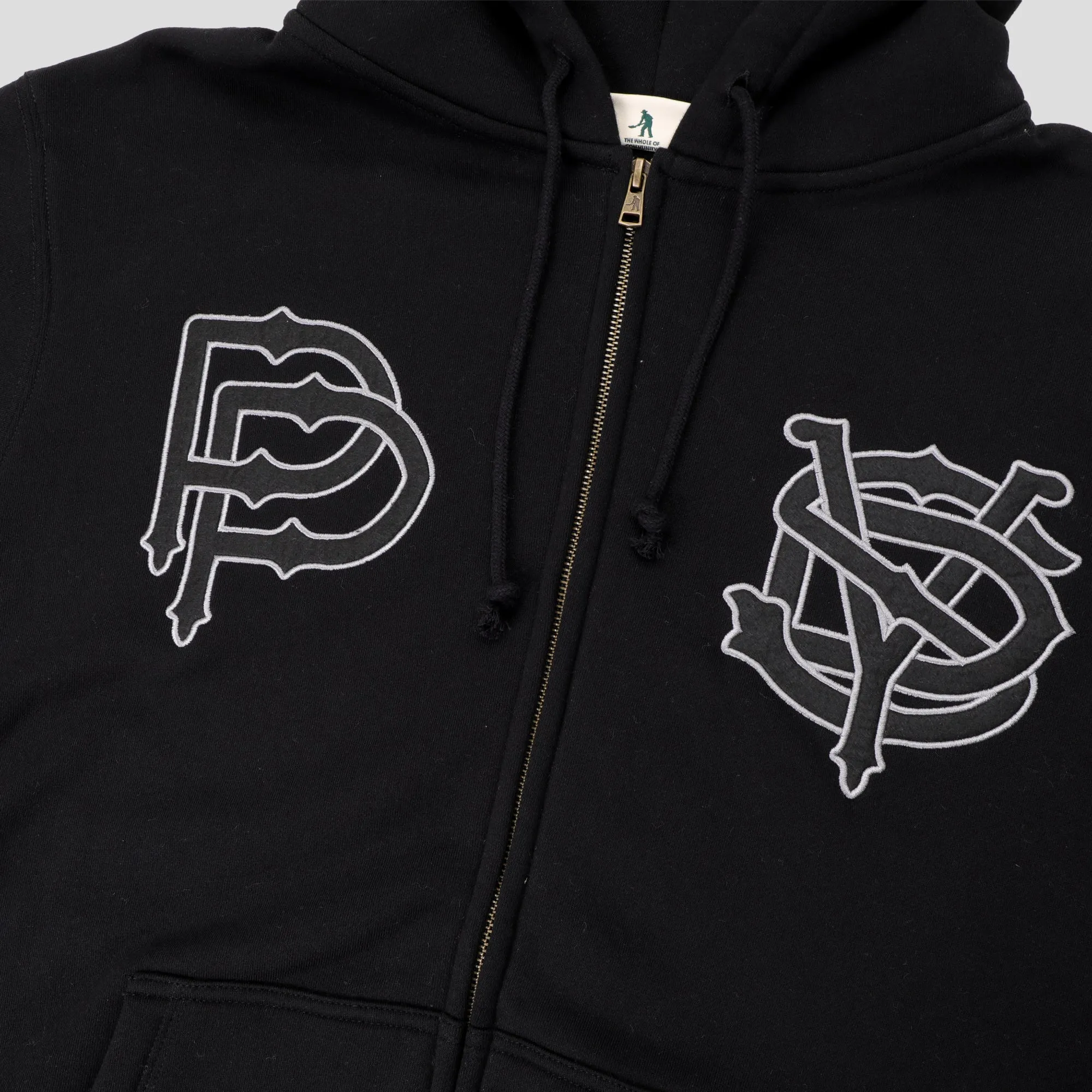 Water resistant coating Pass~Port Store & Gallery Exclusive Syd Logo Zip Hood - Black