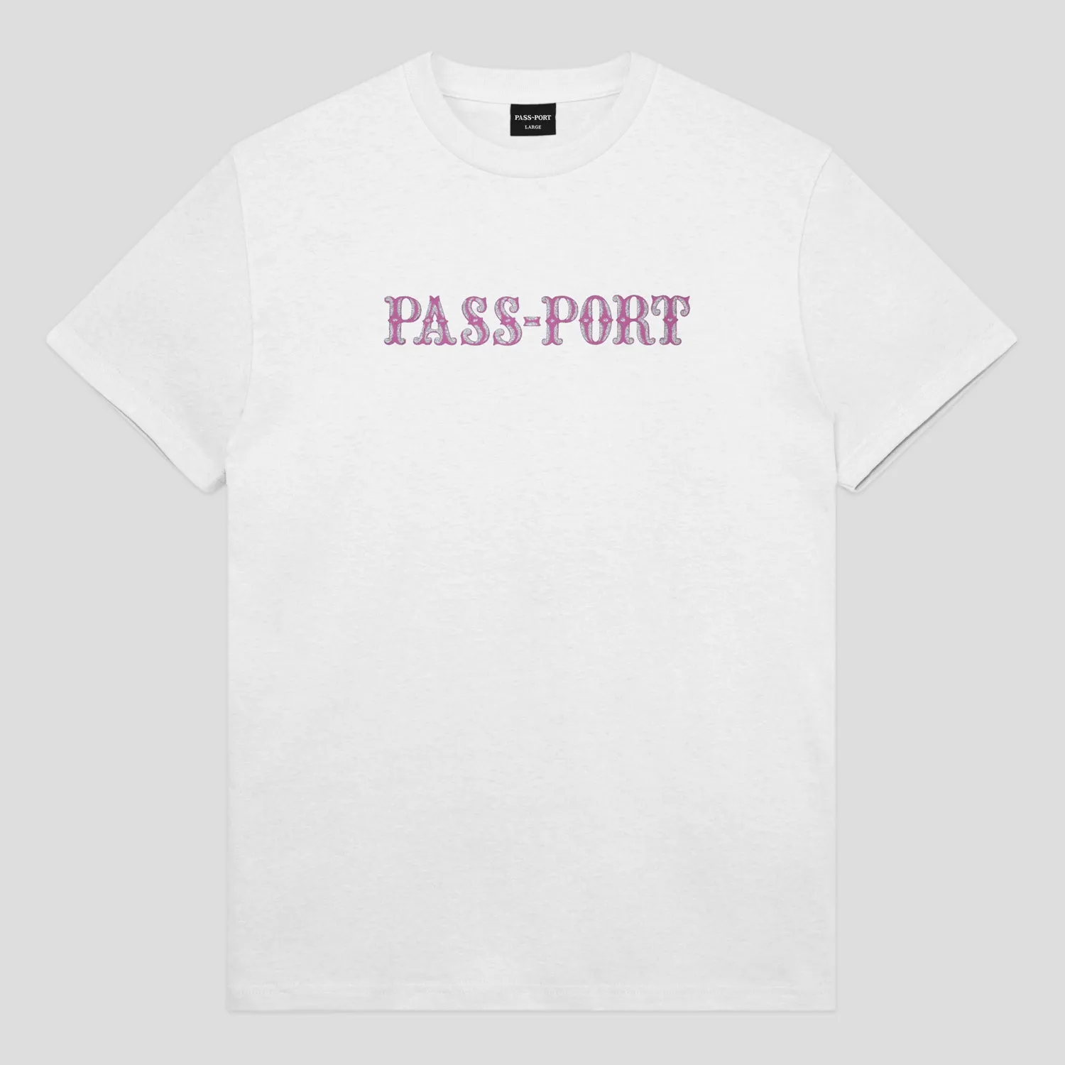 Lightweight Material Pass~Port Glint Tee - White