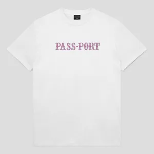 Lightweight Material Pass~Port Glint Tee - White