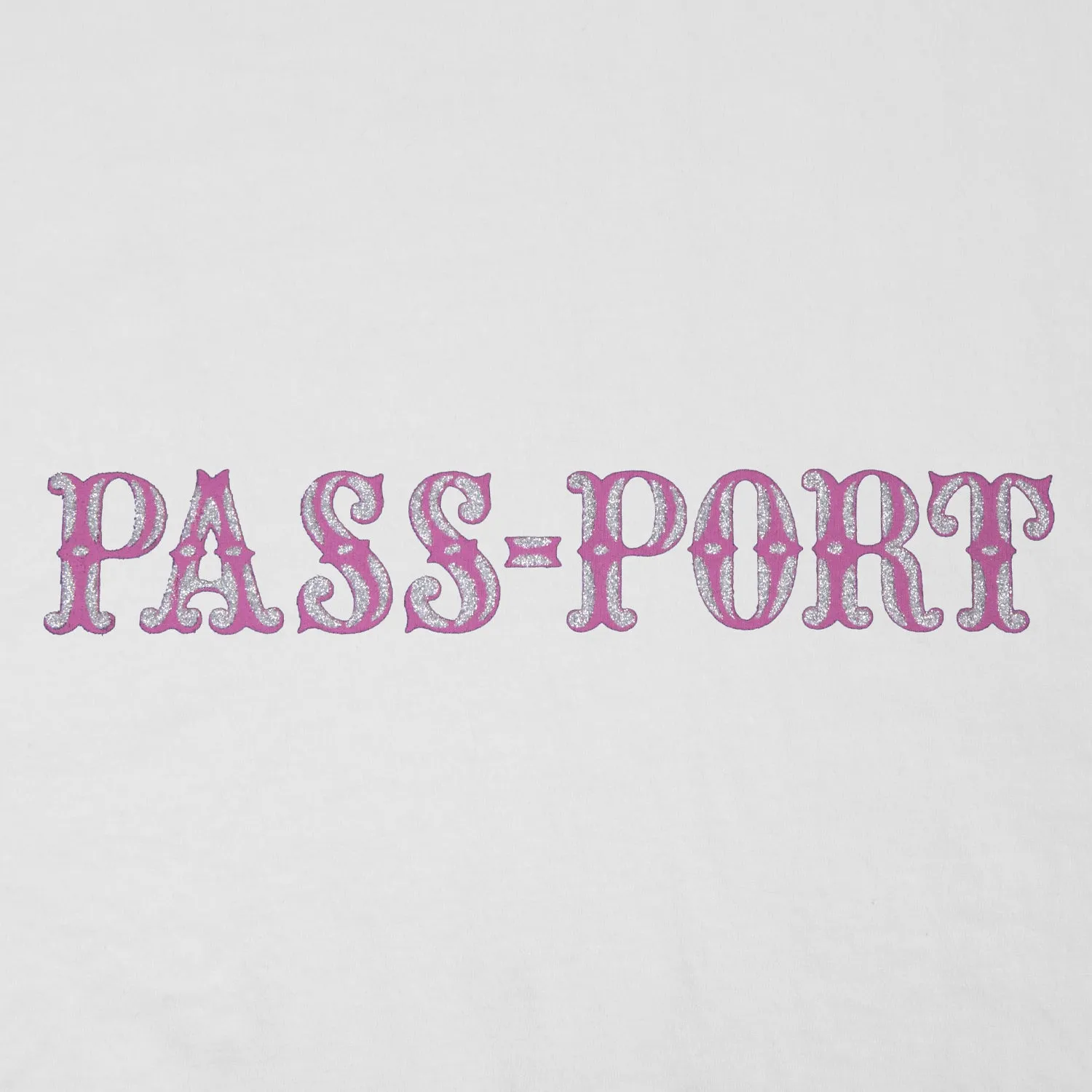 Slim Comfort Versatile Top Pass~Port Glint Tee - White