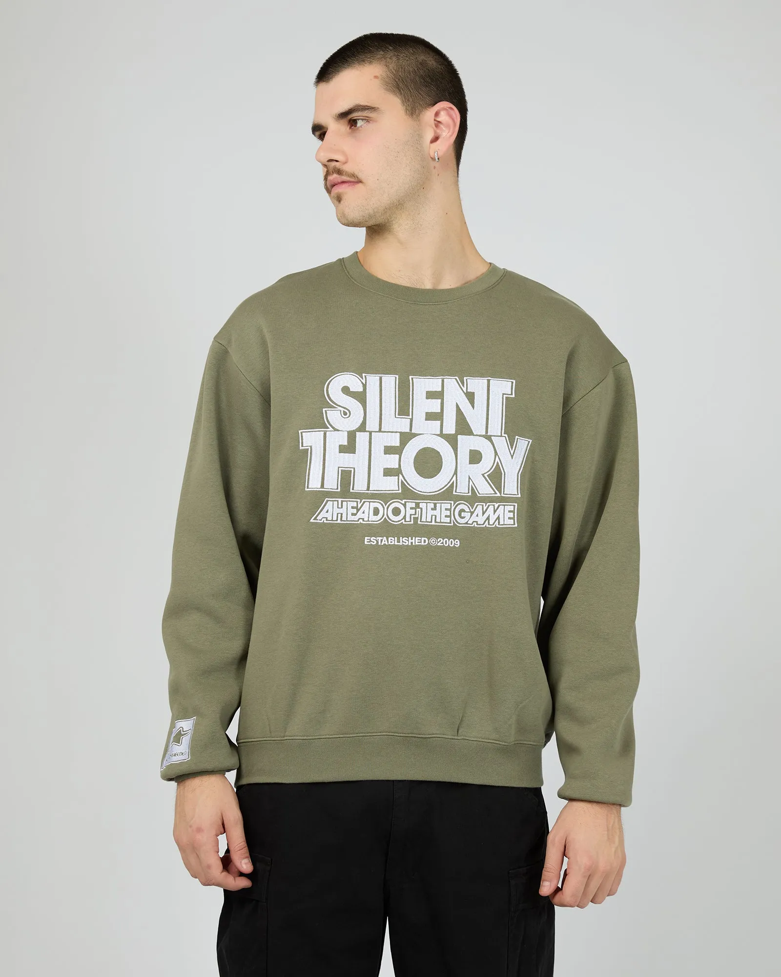 Layer Comfort Casual apparel Leader Crew Khaki