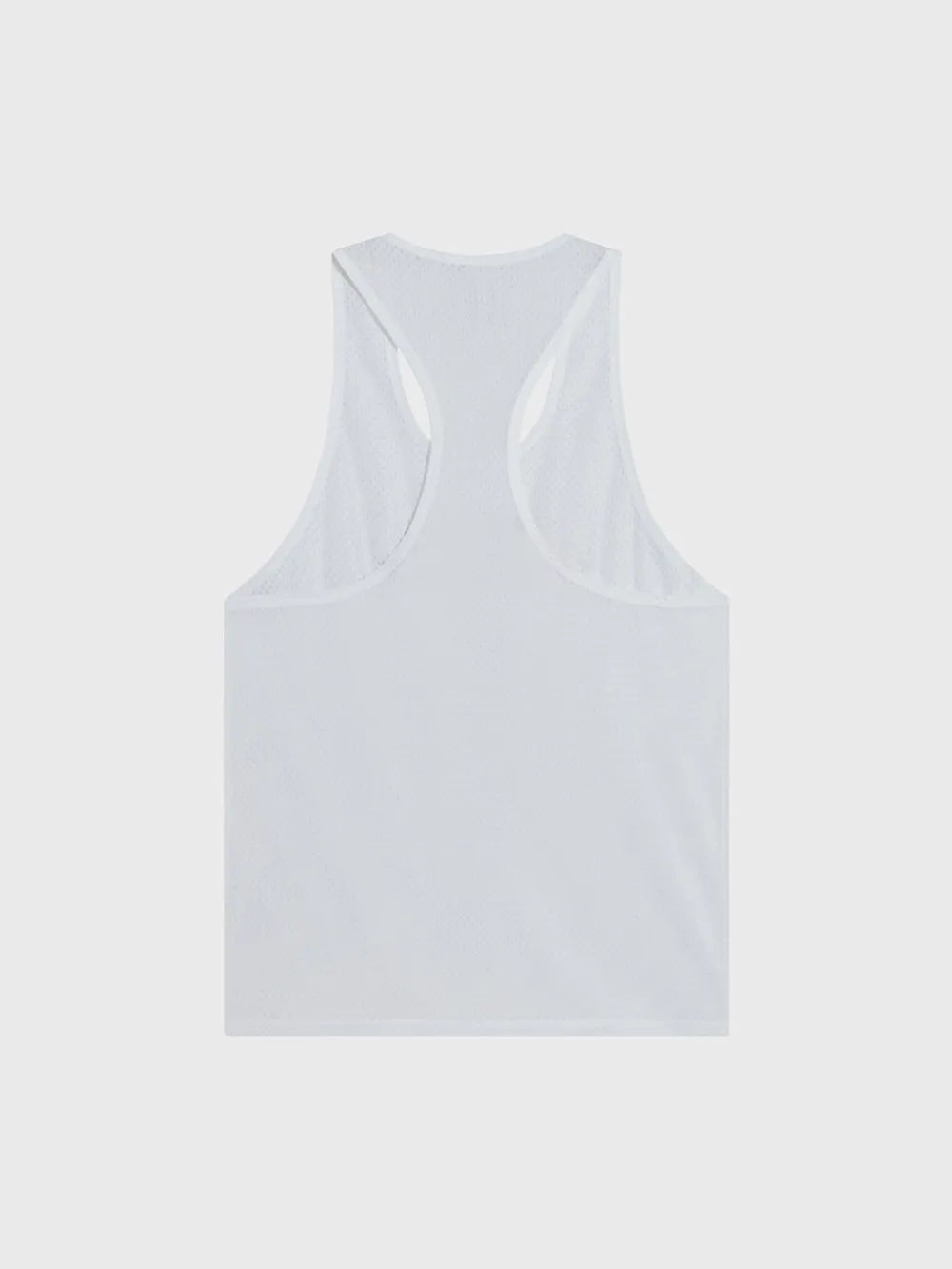 snowfield Wrinkle Resistant Care BARRY'S PRIDE RELAY WHITE MESH TANK