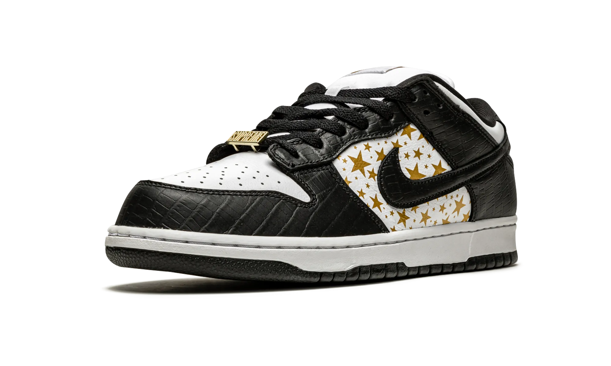Fresh Touch SB Dunk Low "Supreme - Stars - Black"