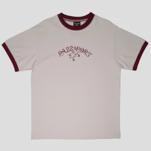 TaglessCollar Teenager fashion Pass~Port Arthur Ringer Tee - Stone