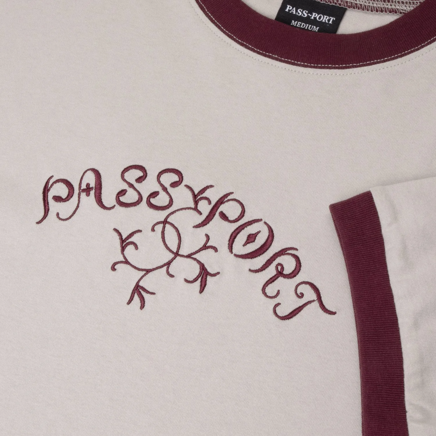 Simple Yet Cozy Cozy Fit Pass~Port Arthur Ringer Tee - Stone