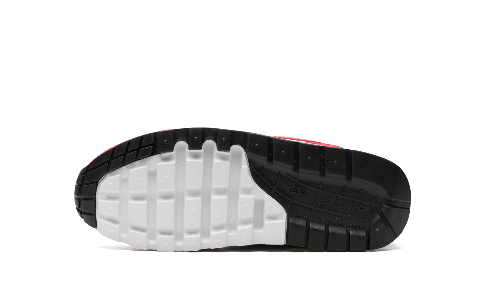 Breathable mesh design Air Max 1 GS "Sport Red"