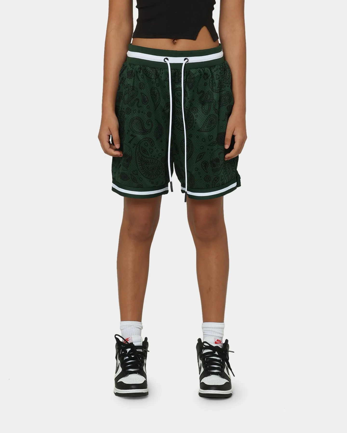 Easy Flow Fit Saint Morta Paisley Olympus Ball Shorts Green/White