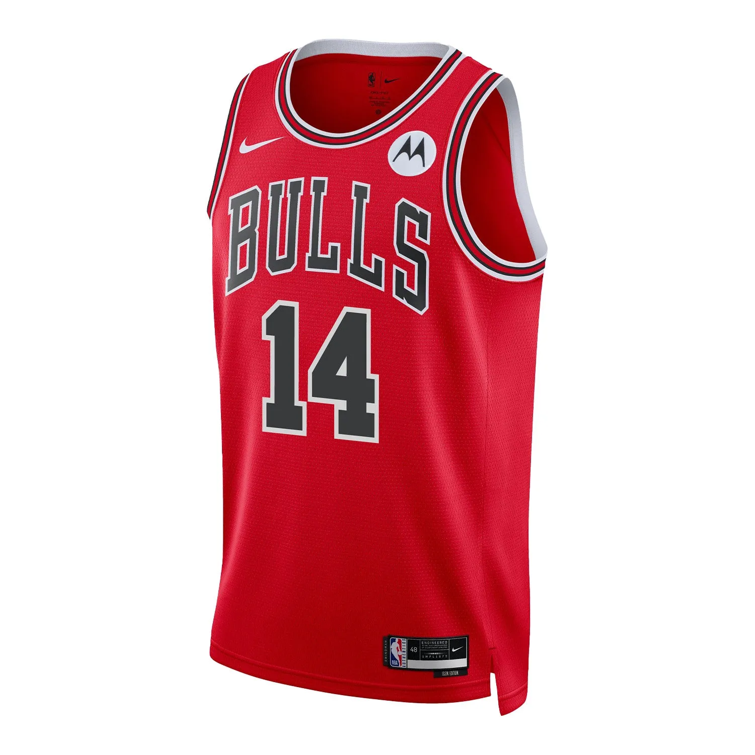 Durable Recycled Blend Chicago Bulls Matas Buzelis Icon Edition Swingman Jersey