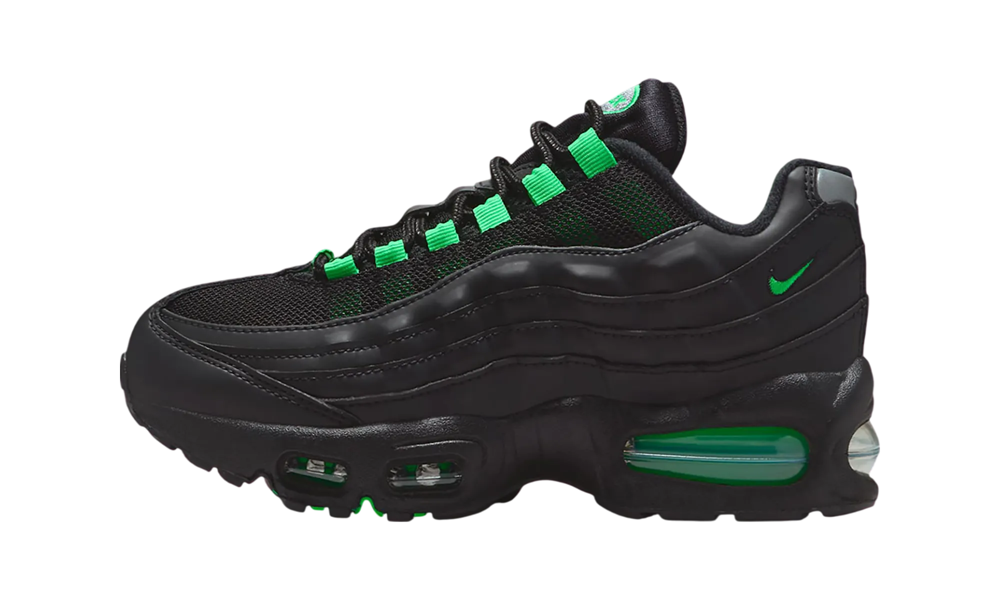 Air Max 95 OG GS "Green Shock" Slip Resistant Design