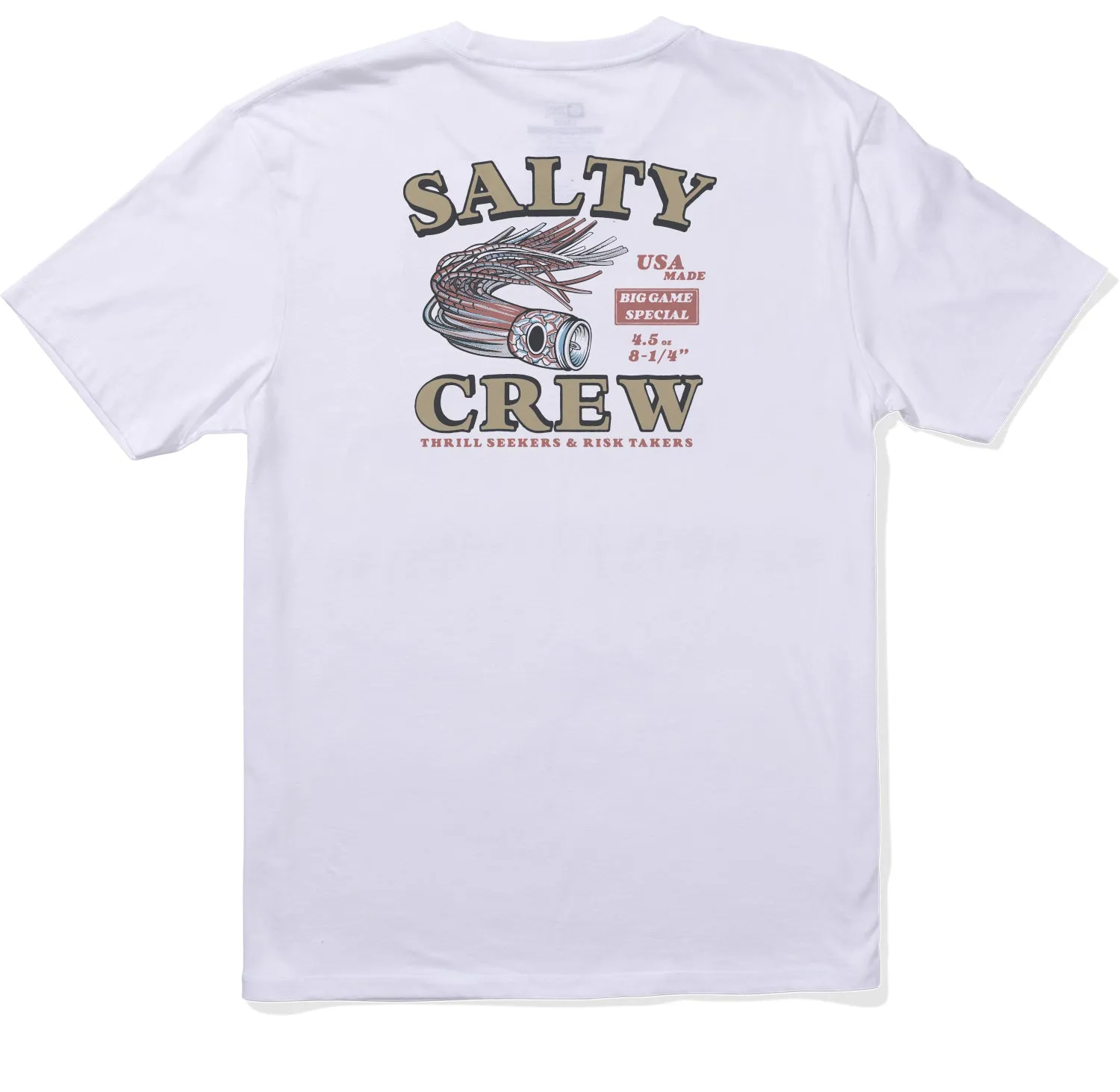 Performance Fit Breathable Flex Fit Lured Classic Ss Tee - White