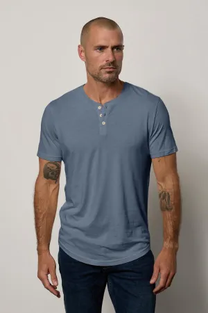 Unisex Comfy Casual Wear FULTON SHORT SLEEVE HENLEY
