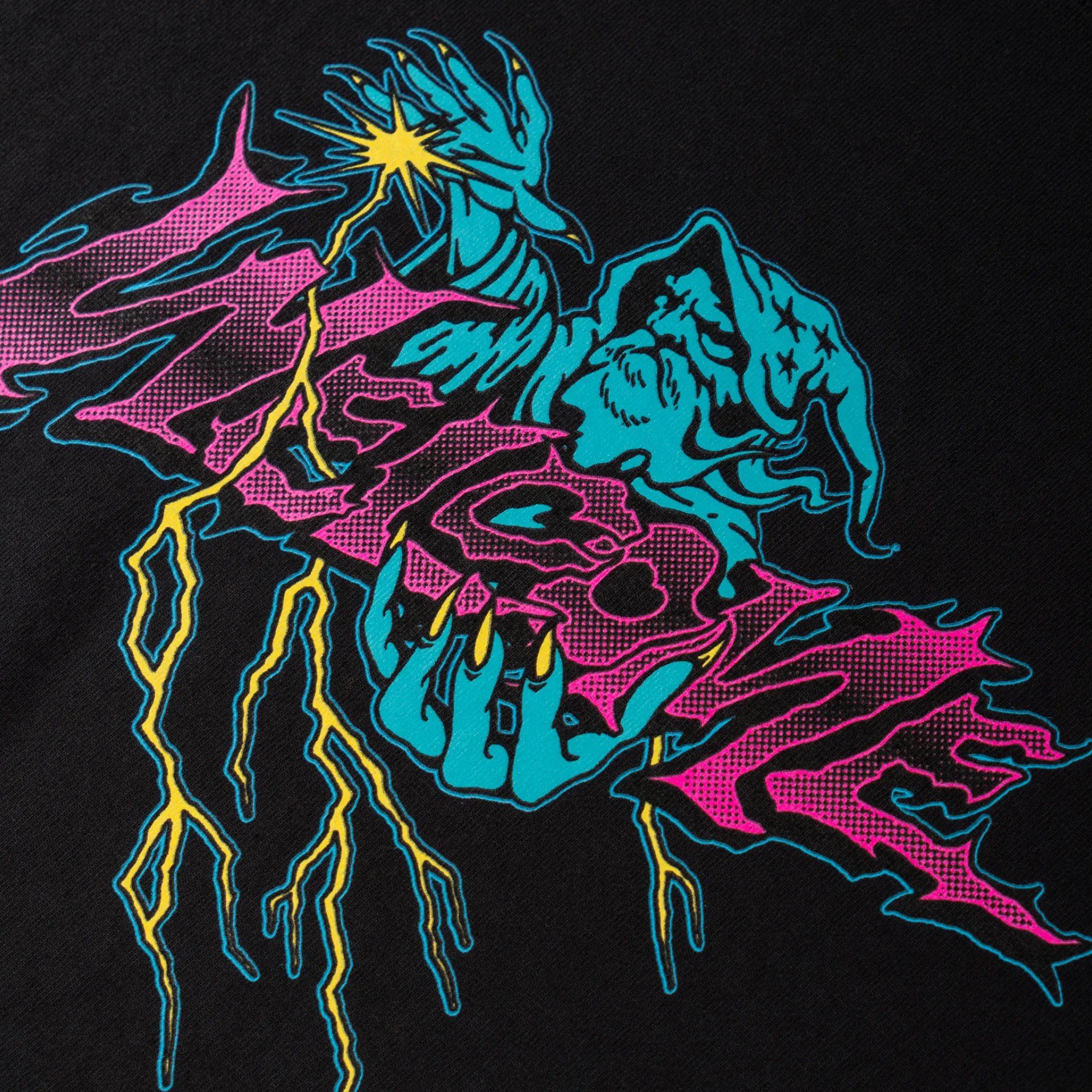 Magnetic Garment-Dyed Boxy Tee - Black Casual Flex Wear