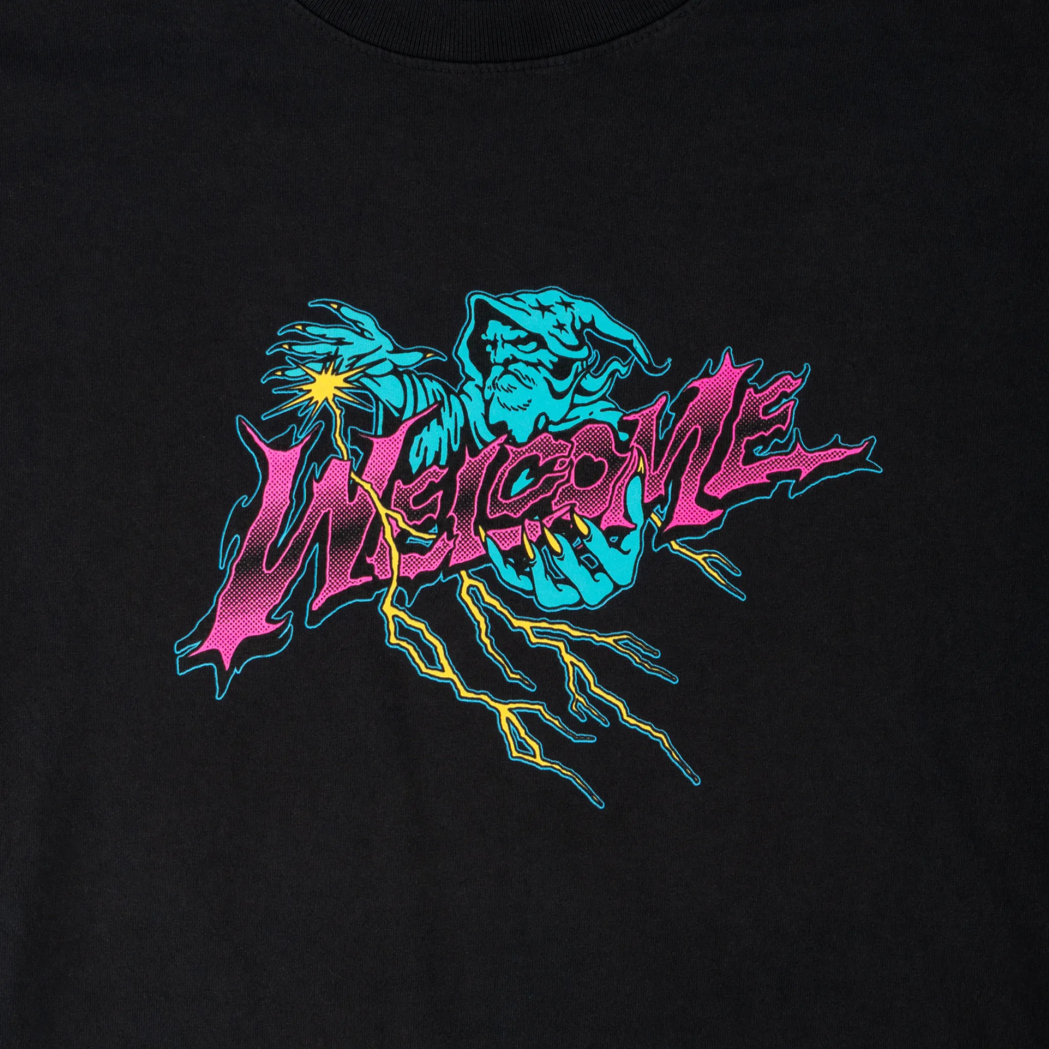 Magnetic Garment-Dyed Boxy Tee - Black Minimalist purity Cozy Wear