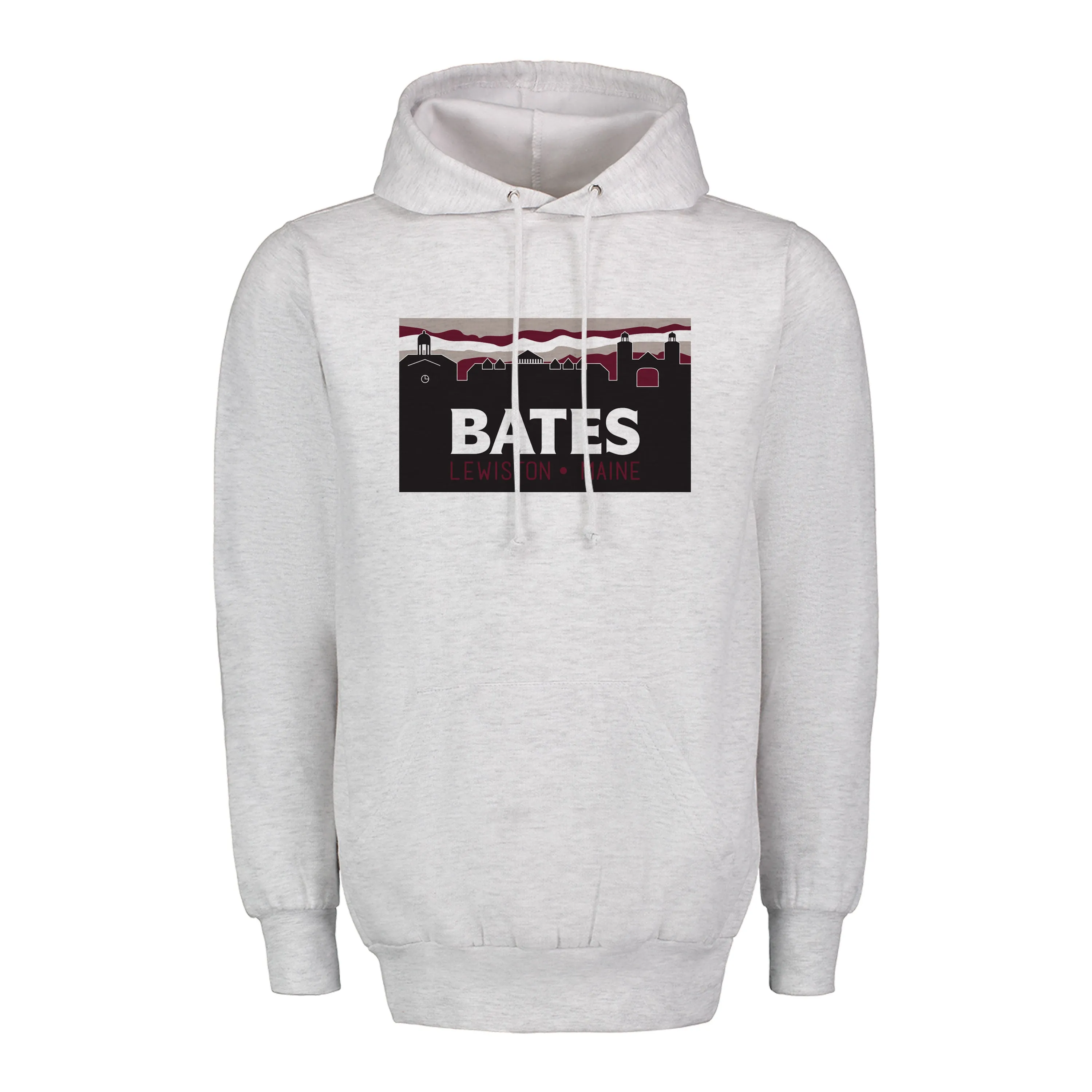 Marble Heather BATES Skyline Hoodie from MV Sport Minimalist Look