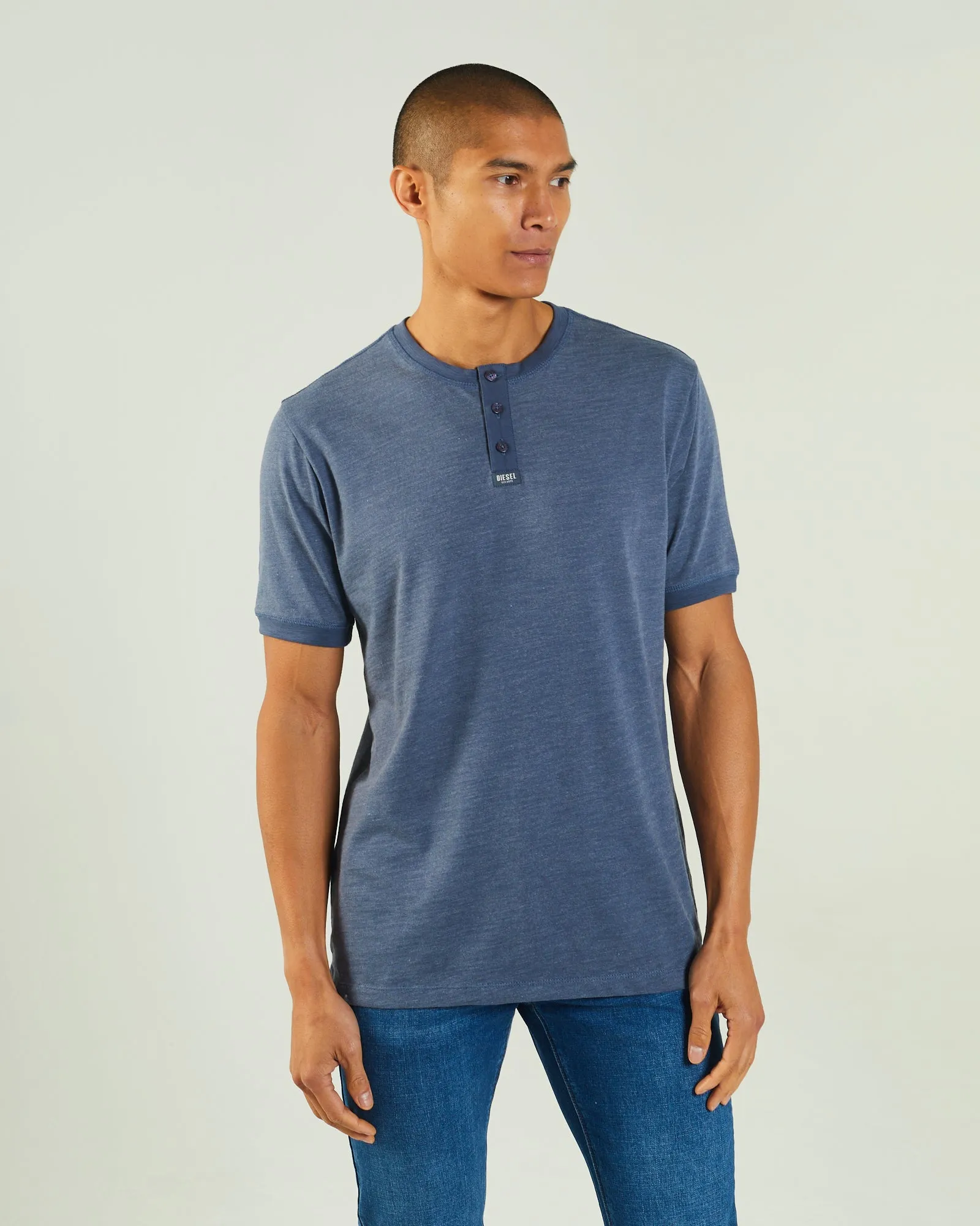 Marcel Tee Steel Indigo Ultra Soft Blend ZeroDistressFinish