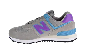 Silver Shine Athletic 574 "Grey/Purple/Teal"