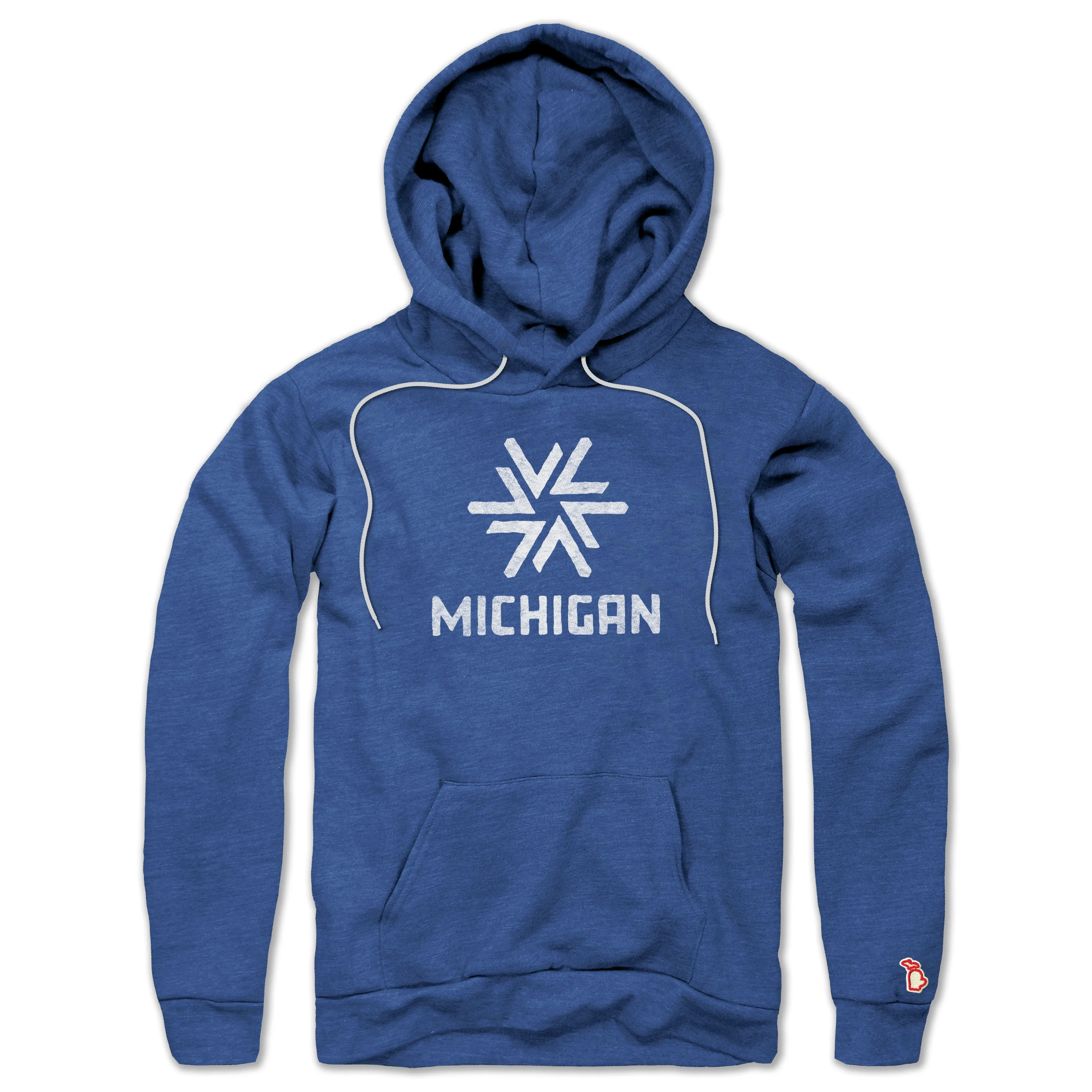 Timeless Sporty MICHIGAN GEOMETRIC SNOWFLAKE ALL SEASON HOODIE (UNISEX)