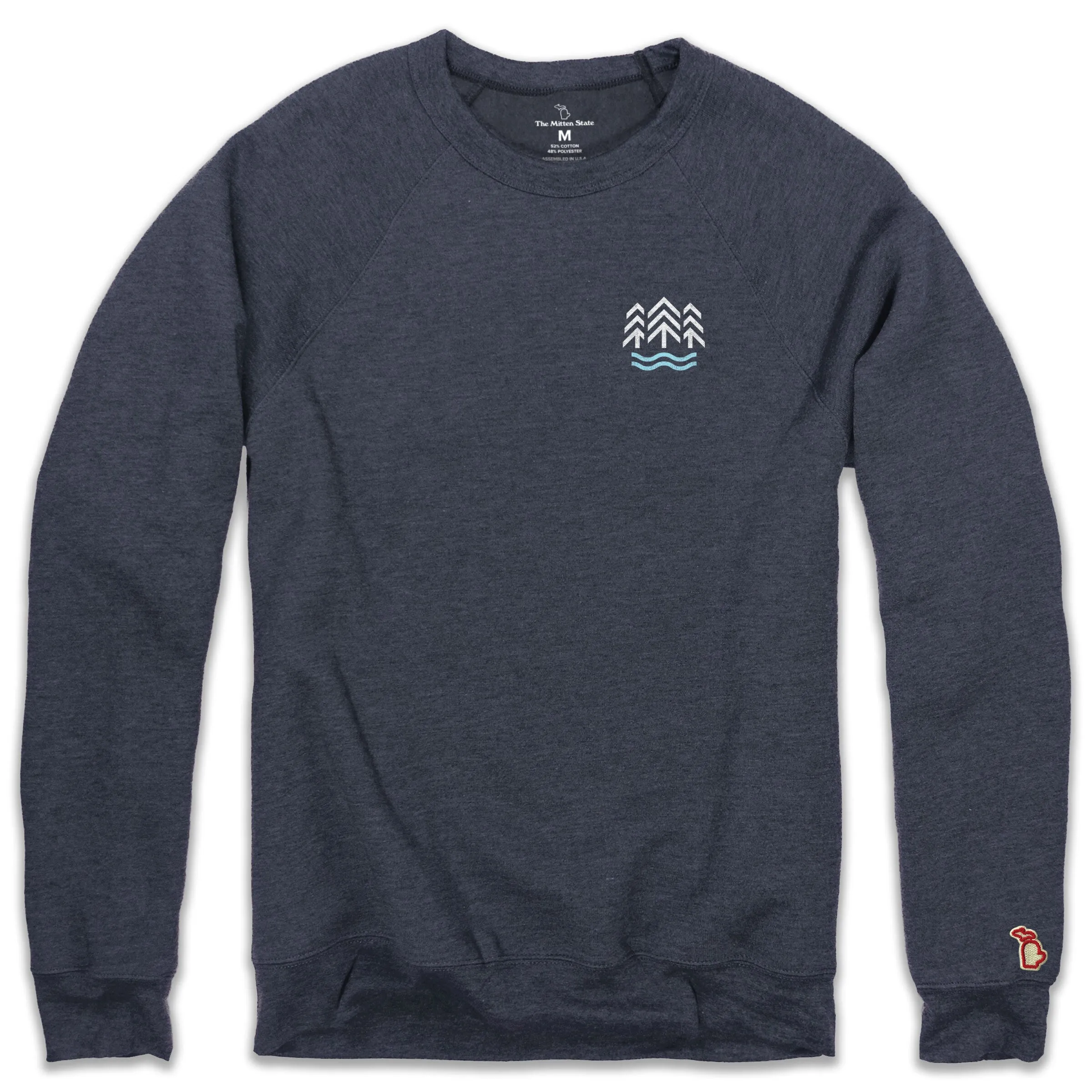 MICHIGAN TREETOPS FLEECE SWEATSHIRT (UNISEX) Comfy Design Urban Layer