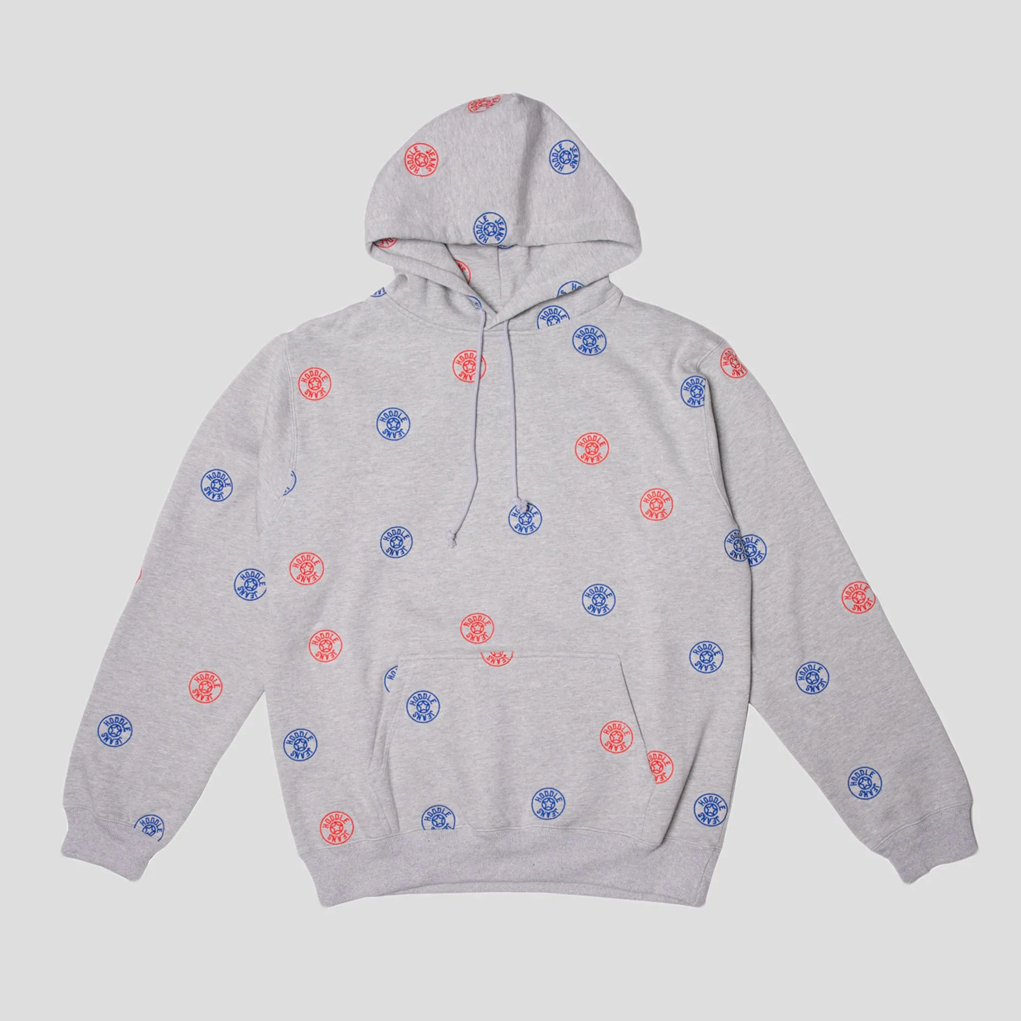 Daily Bold Hoddle Jeans Dot Logo Hoodie - Grey